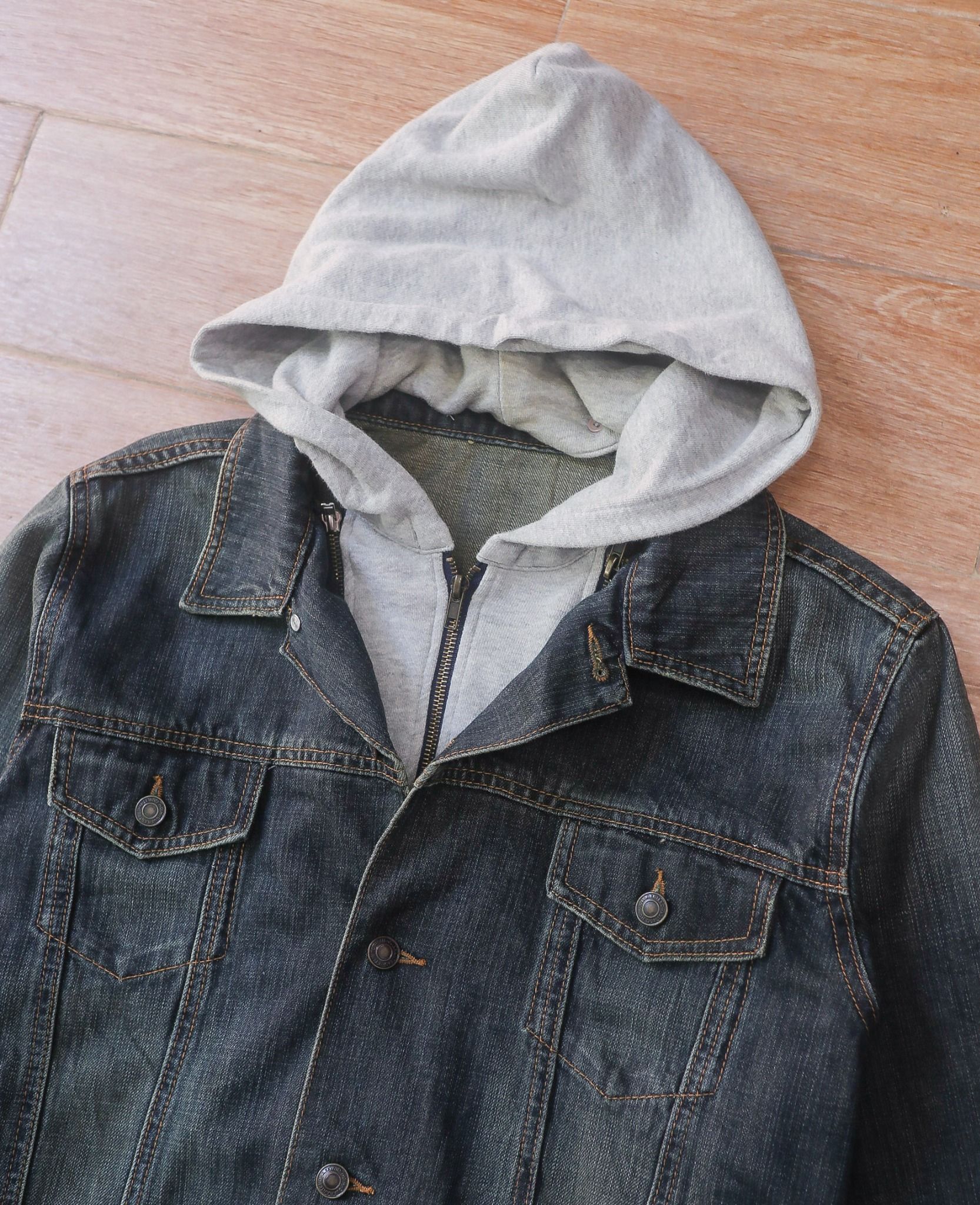 06.16.24 - VTG DOUBLE LAYER DENIM TRUCKER JACKET