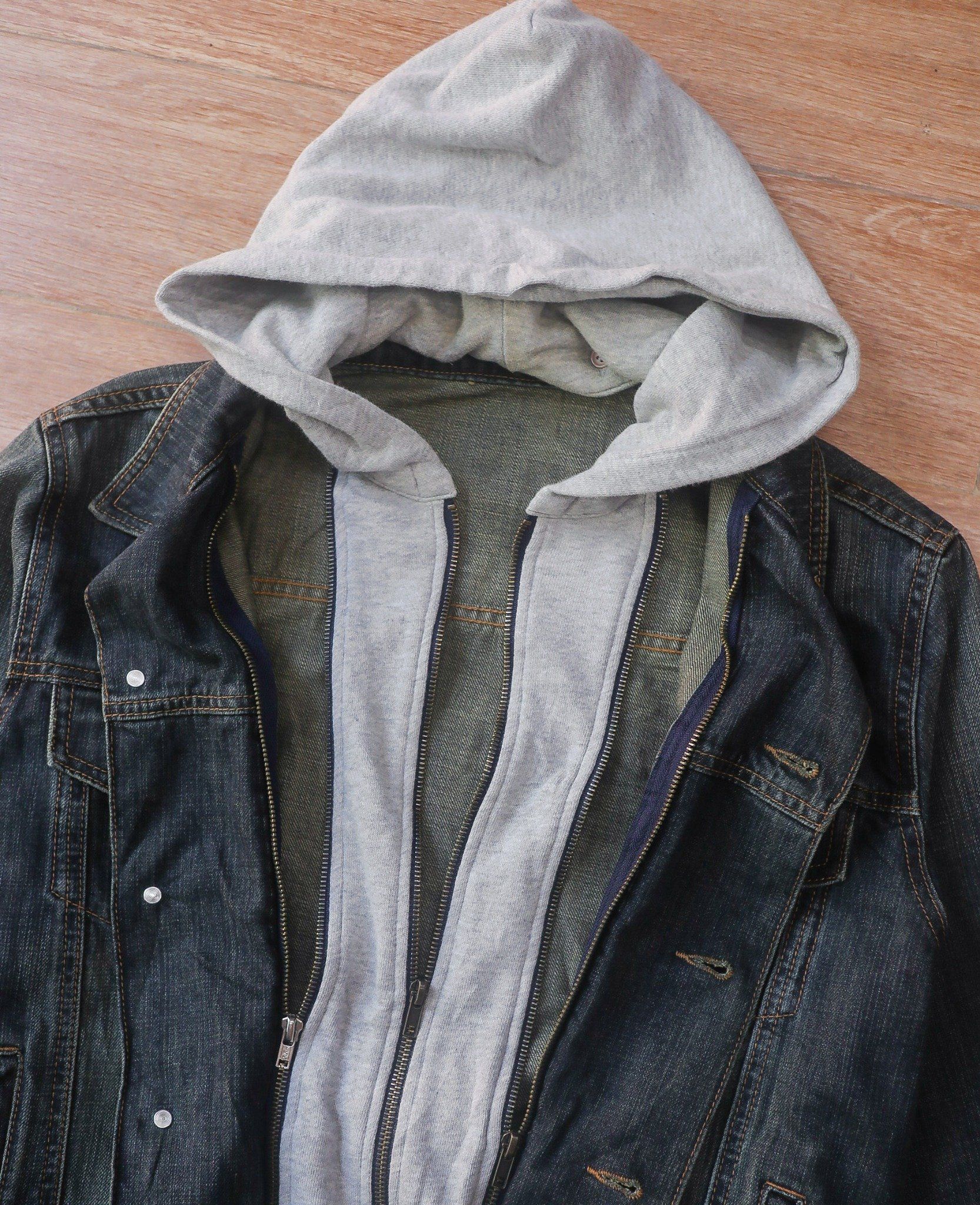 06.16.24 - VTG DOUBLE LAYER DENIM TRUCKER JACKET