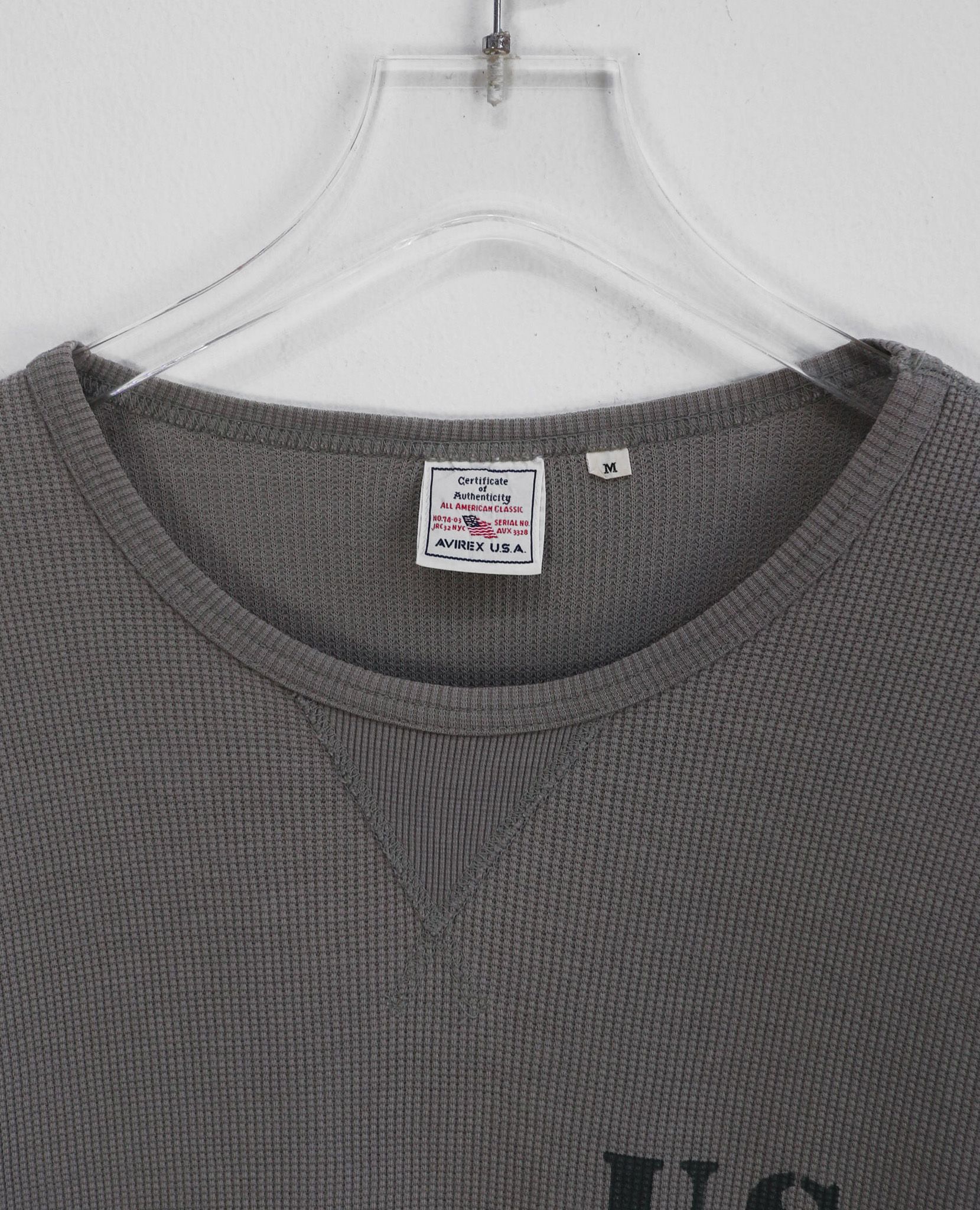 07.26.23 - VTG WAFFLE LONGSLEEVE SHIRT - AVIREX