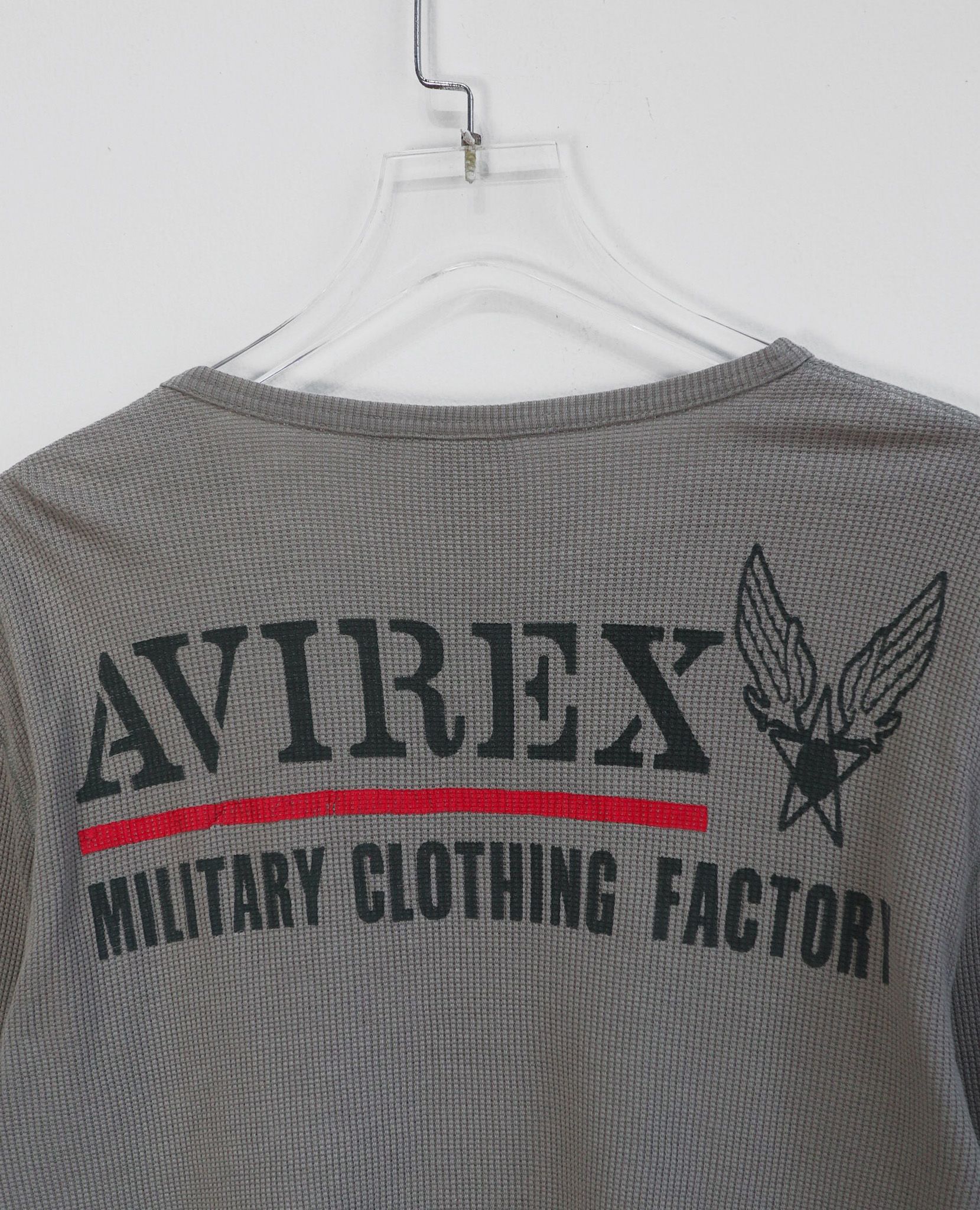 07.26.23 - VTG WAFFLE LONGSLEEVE SHIRT - AVIREX
