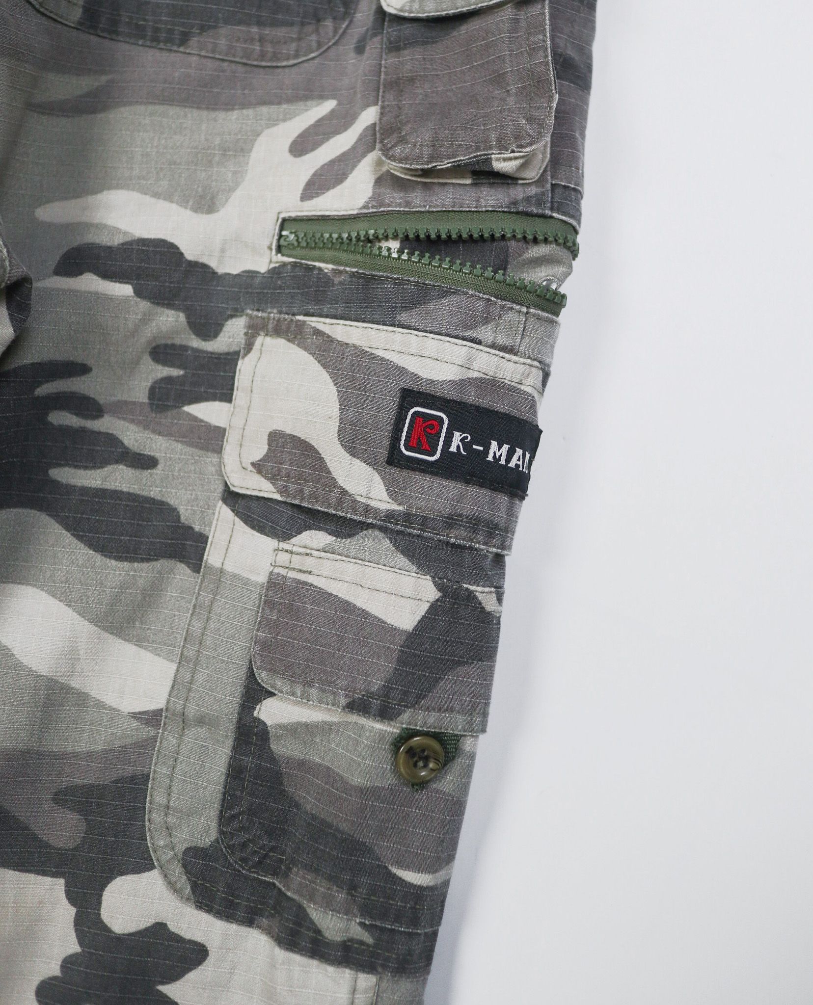 03.03.23 - VTG MILITARY RIPSTOP CARGO PANTS - K-MAN
