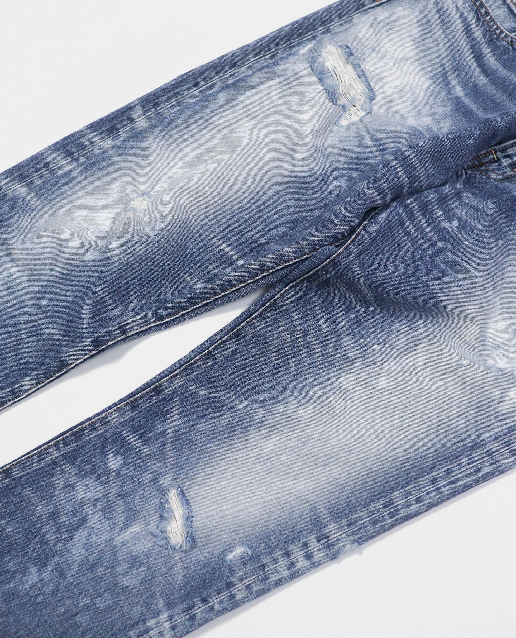 03.03.23 - VTG PAINT SPLATTER DENIM PANTS - RNA