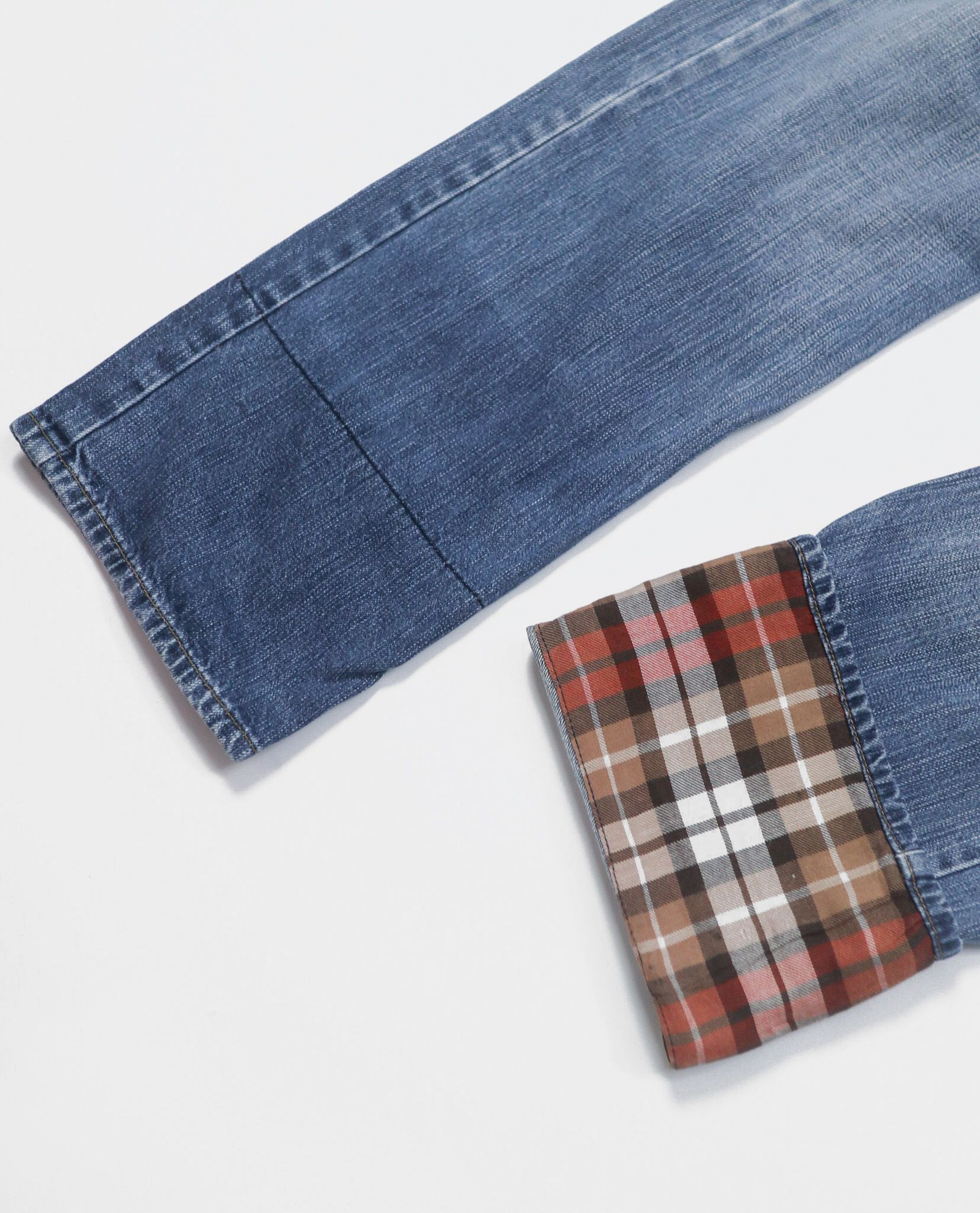 03.03.23 - VTG DOUBLE WAIST DENIM PANTS - DOUBLEFOCUS