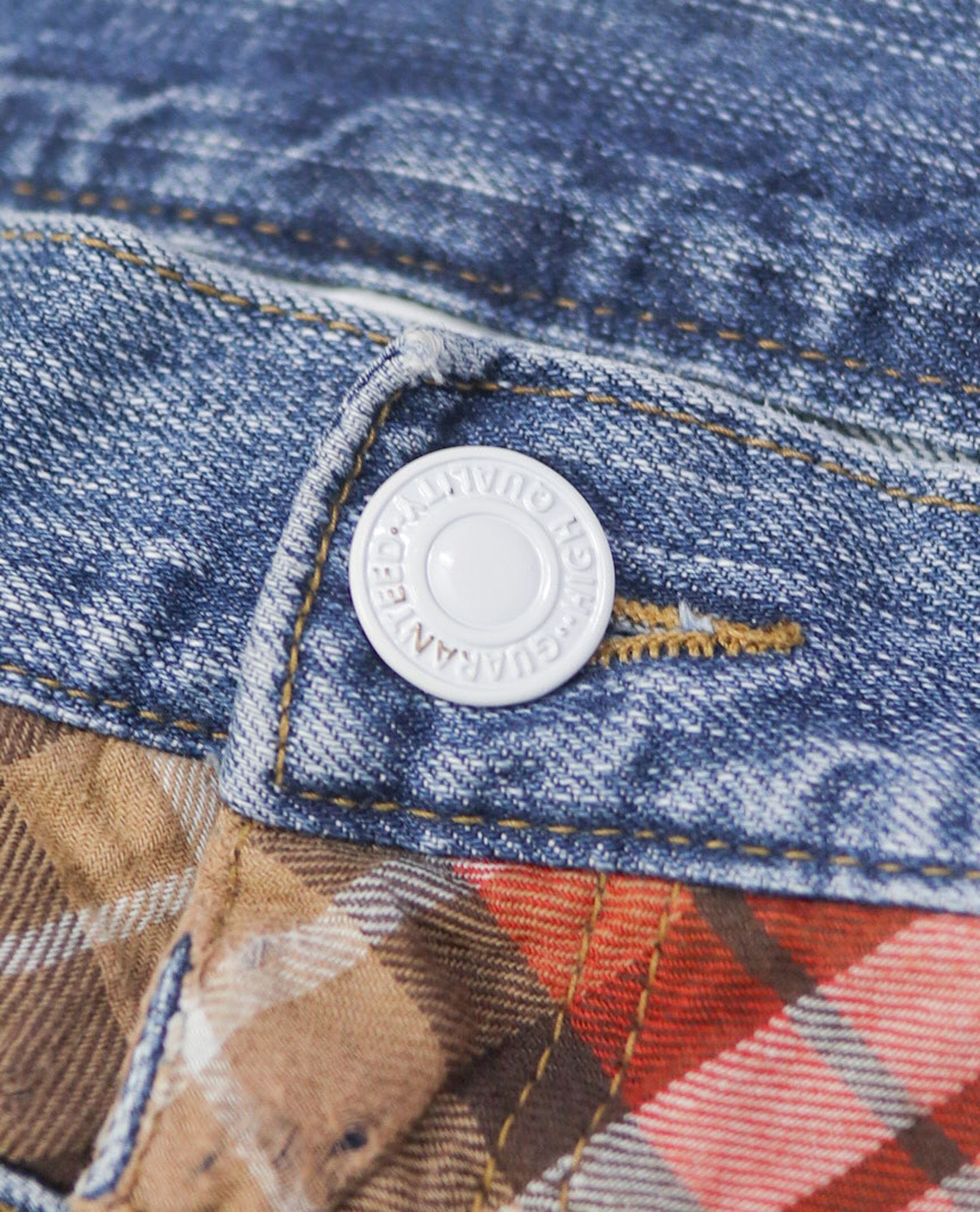 03.03.23 - VTG DOUBLE WAIST DENIM PANTS - DOUBLEFOCUS