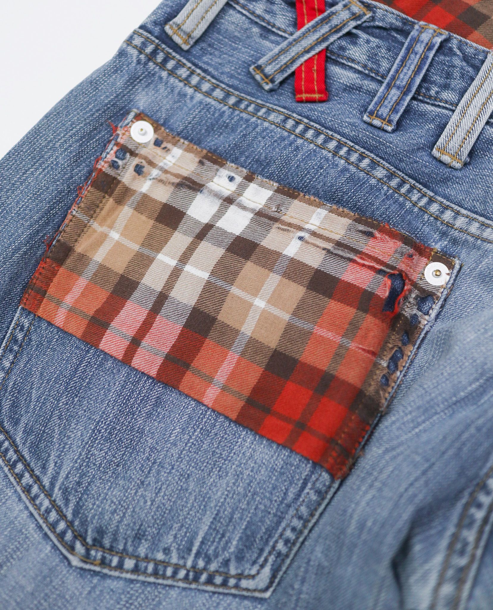 03.03.23 - VTG DOUBLE WAIST DENIM PANTS - DOUBLEFOCUS