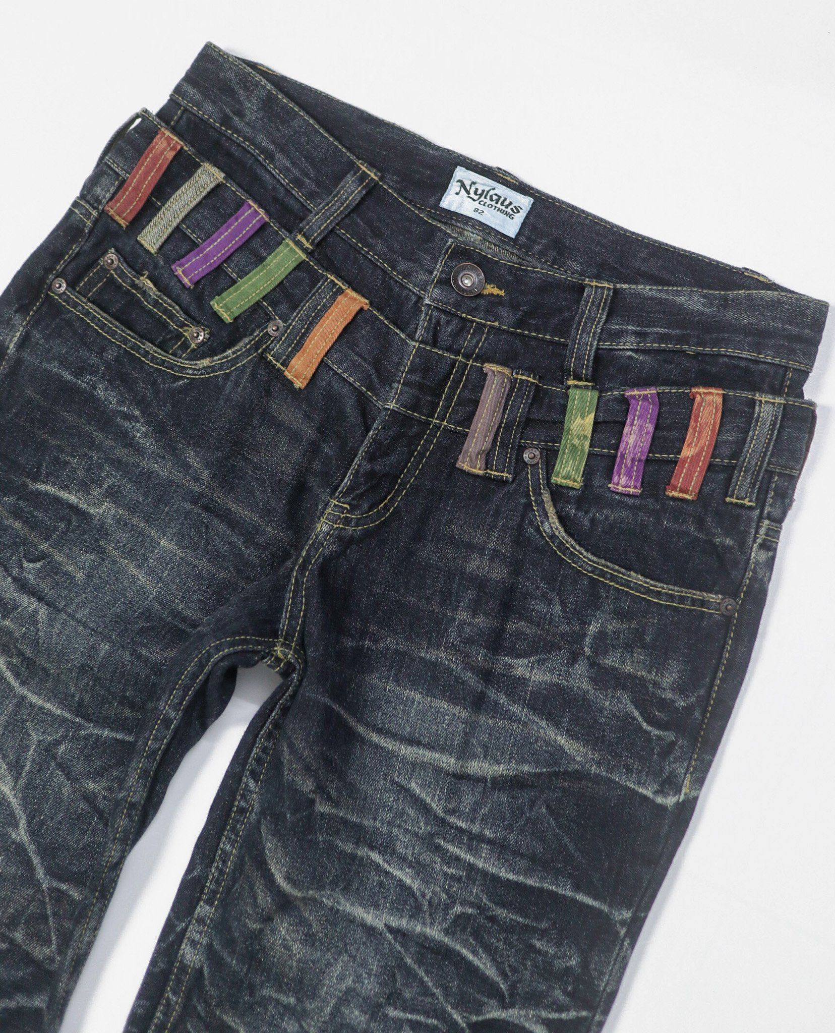 03.03.23 - VTG DOUBLE WAIST DENIM PANTS - NYLAUS CLOTHING