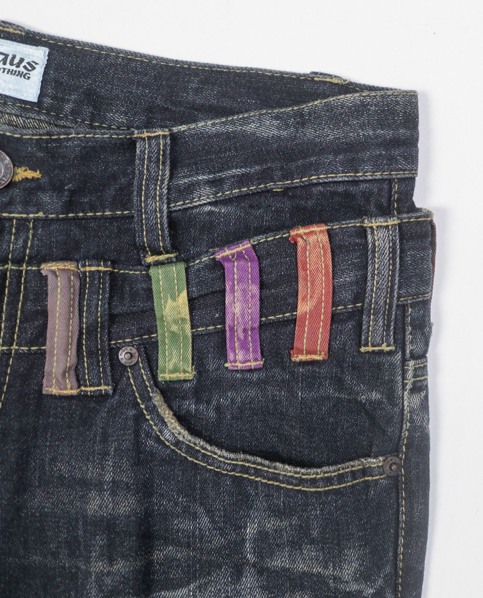 03.03.23 - VTG DOUBLE WAIST DENIM PANTS - NYLAUS CLOTHING