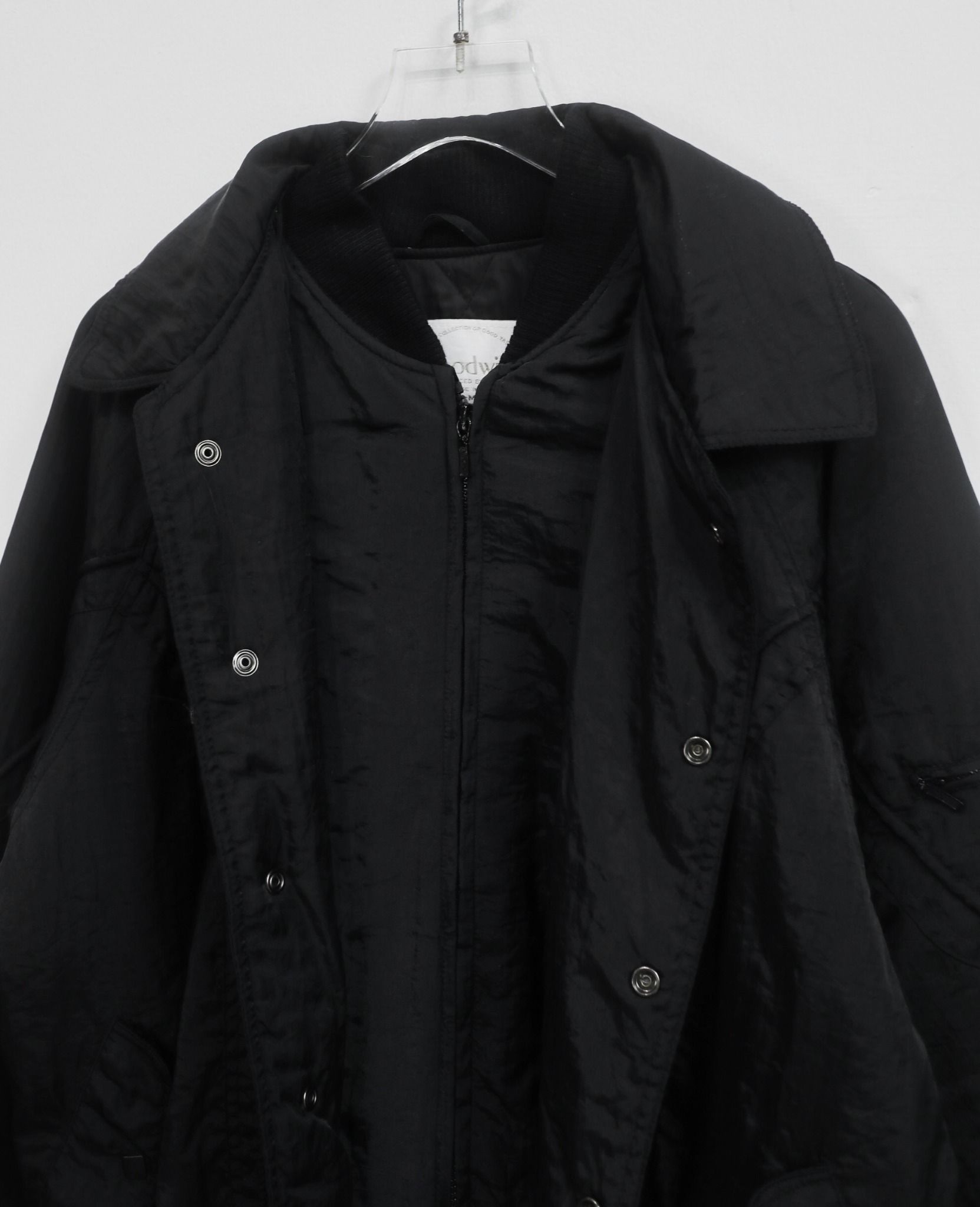 01.07.24 - VTG DOUBLE LAYERED NYLON BOMBER JACKET - WOODWIND