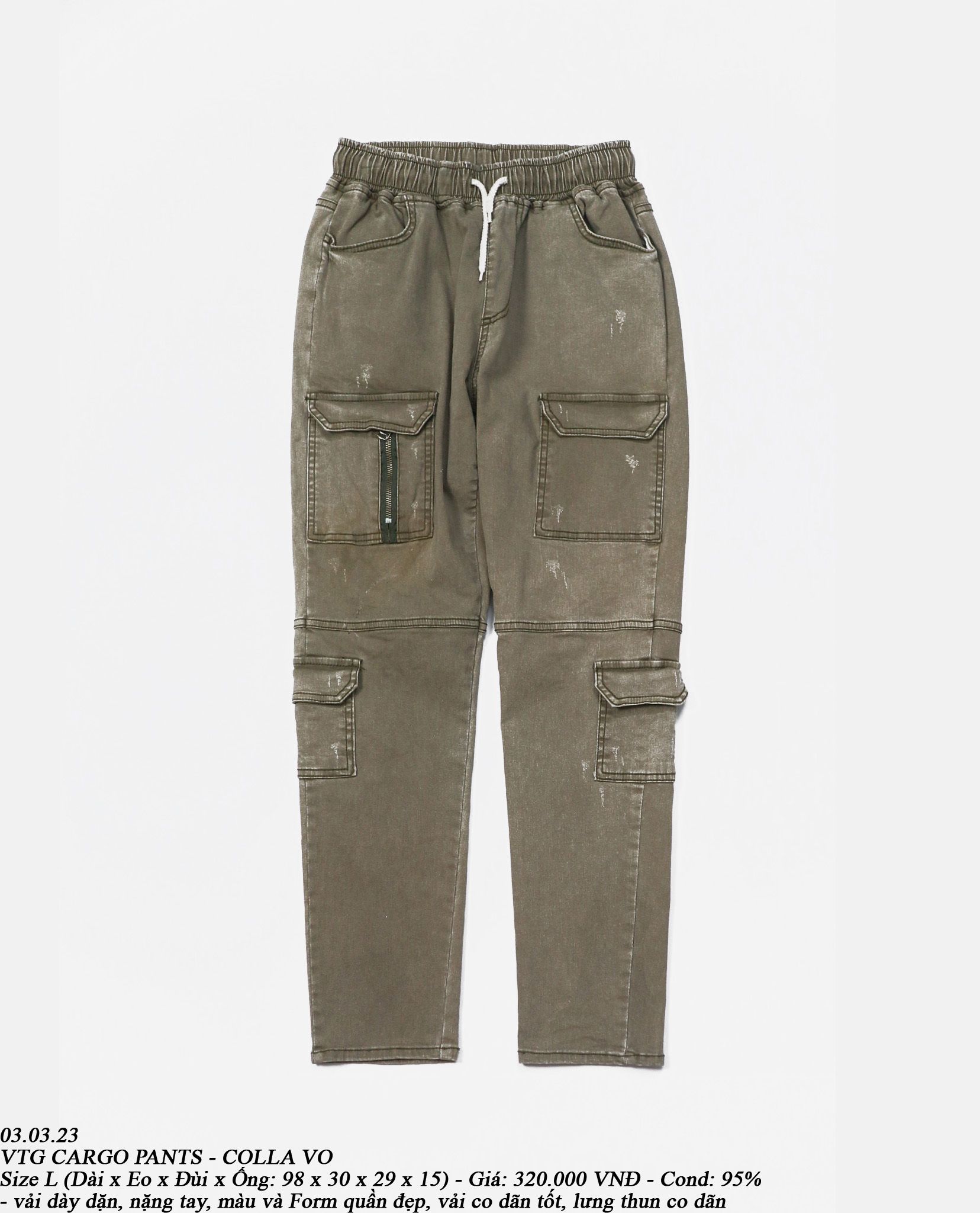 03.03.23 - VTG CARGO PANTS - COLLA VO