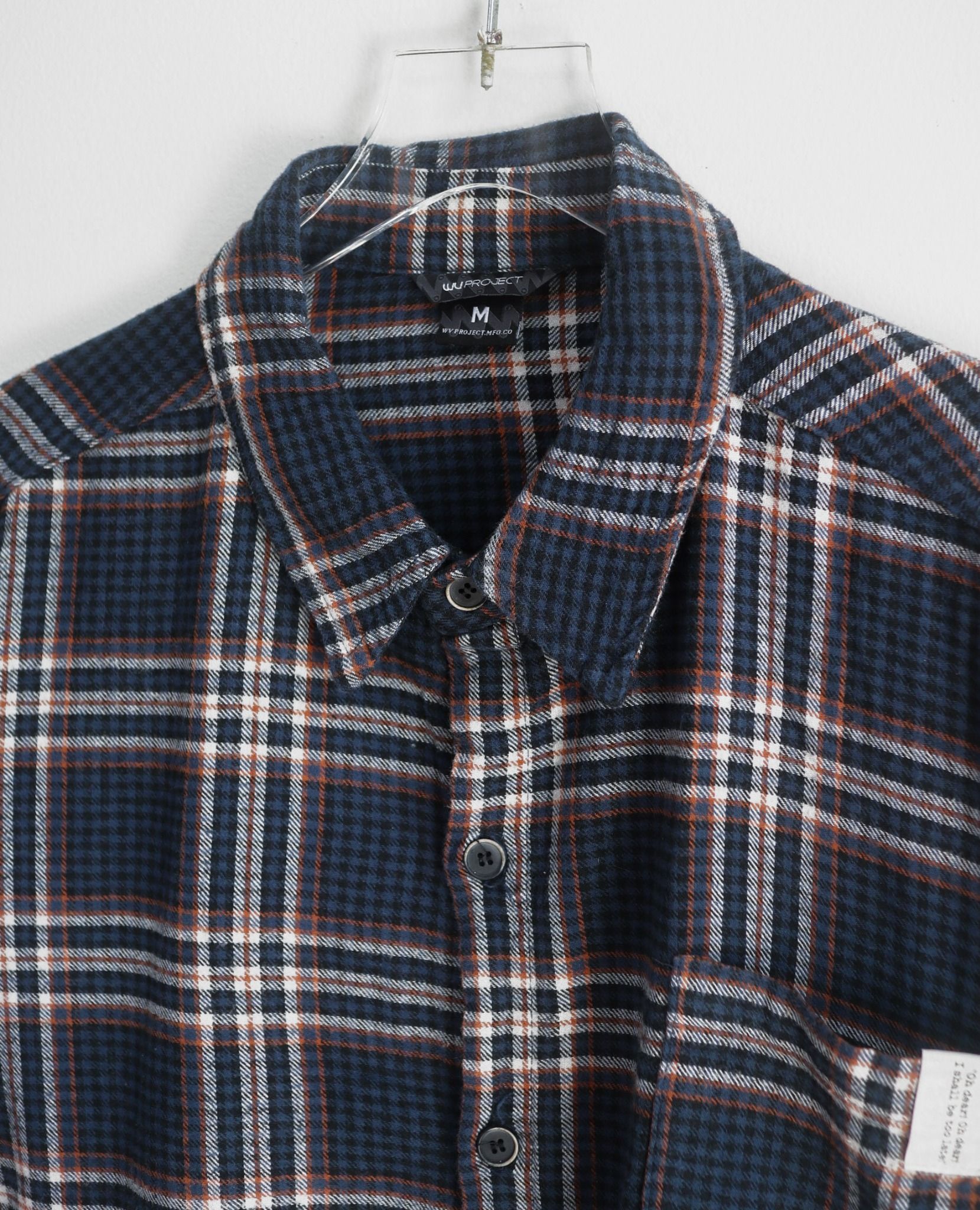 08.20.23 - VTG FLANNEL BUTTON UP SHIRT - WU PROJECT