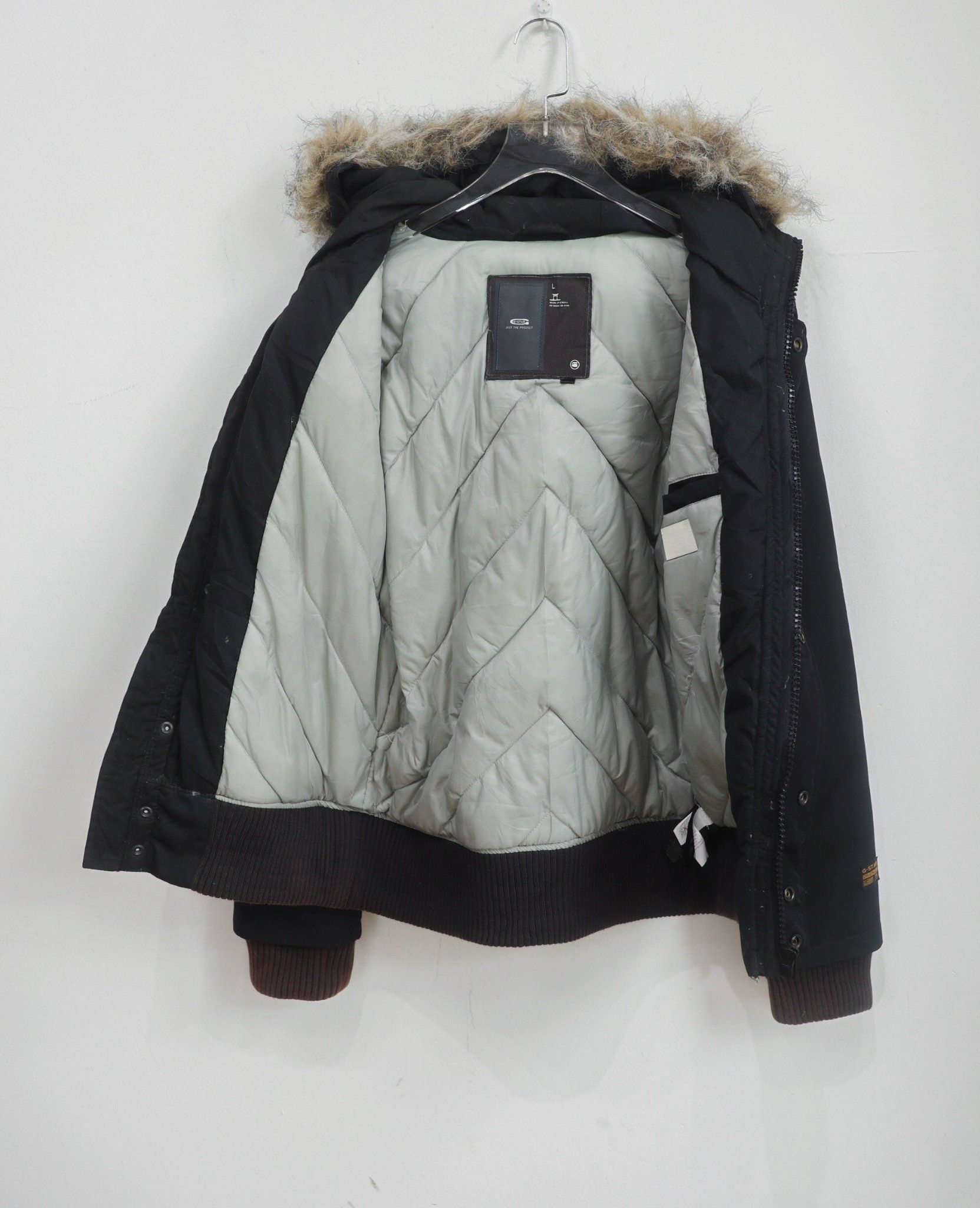 01.07.24 - VTG FUR HOODED PARKA JACKET - G-STAR
