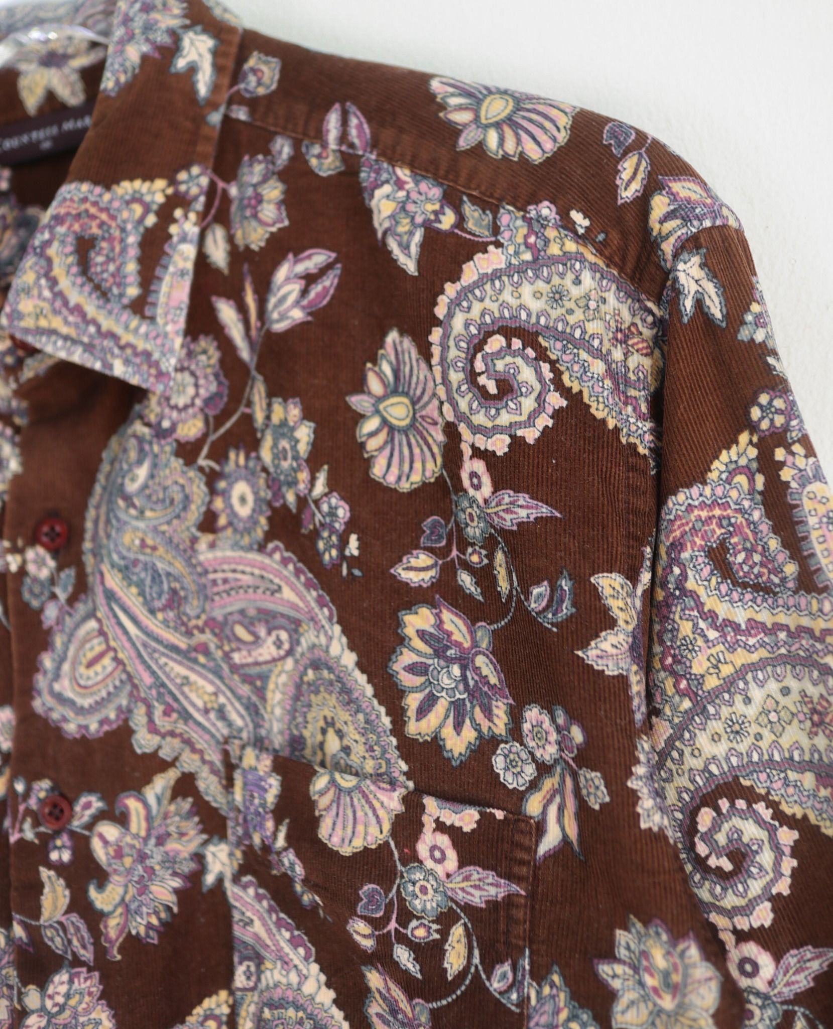 08.20.23 - VTG CORDUROY BUTTON UP SHIRT - COUNTESS MARA