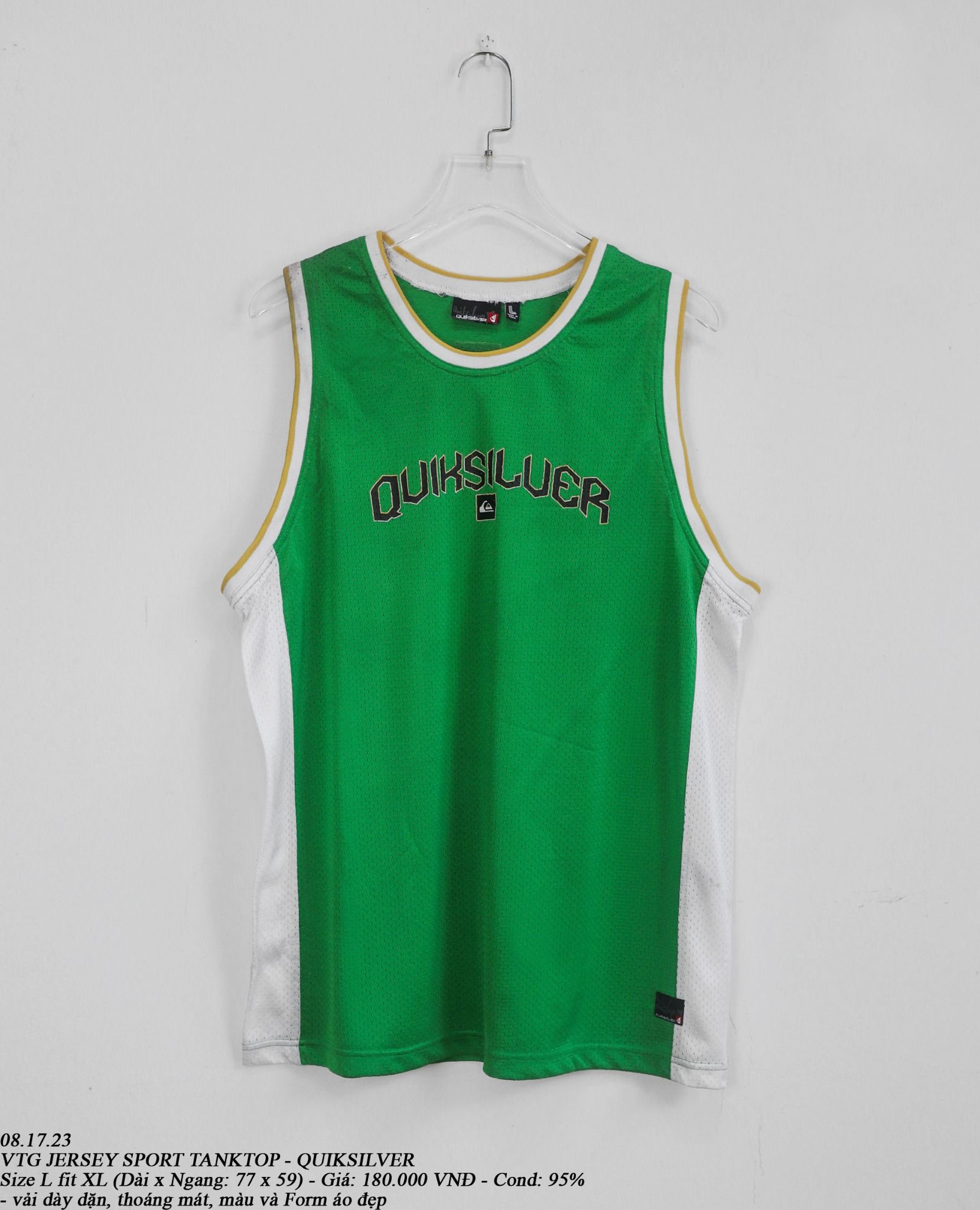 08.17.23 - VTG JERSEY SPORT TANKTOP - QUIKSILVER