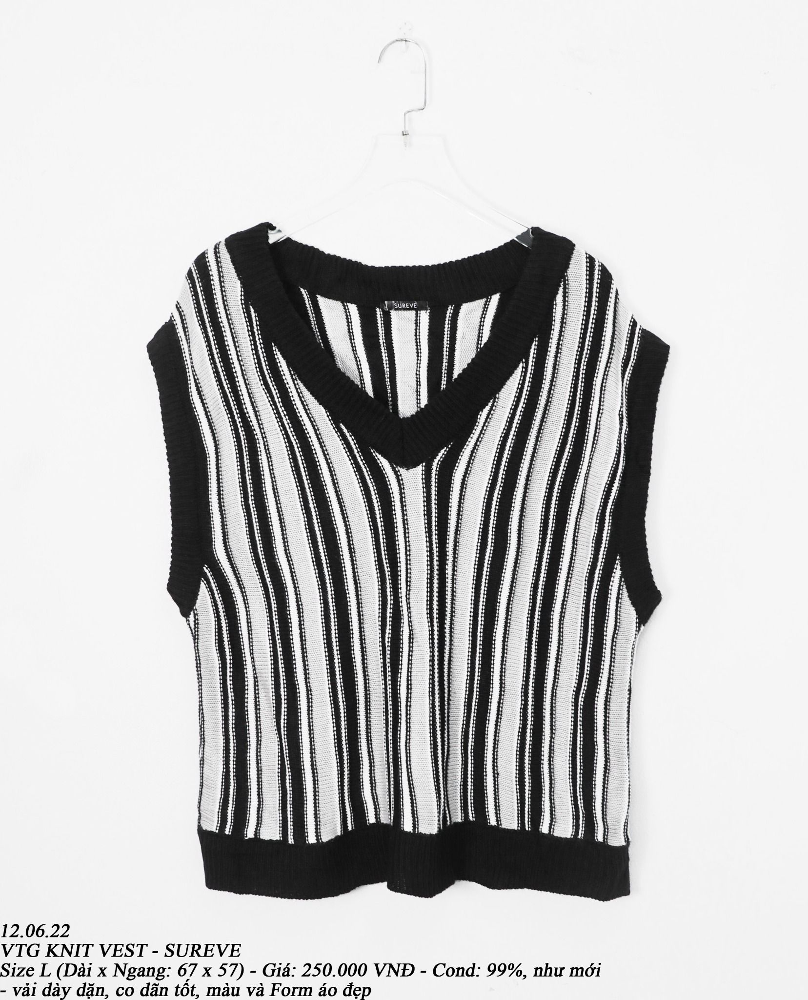 12.06.22 - VTG KNIT VEST - SUREVE