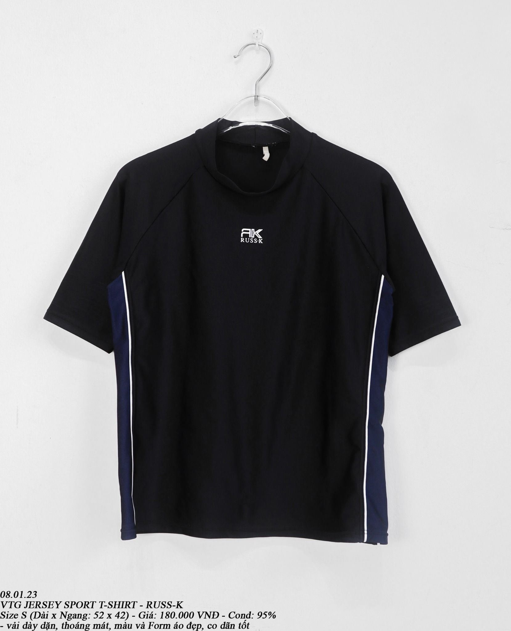 08.01.23 - VTG JERSEY SPORT T-SHIRT - RUSS-K