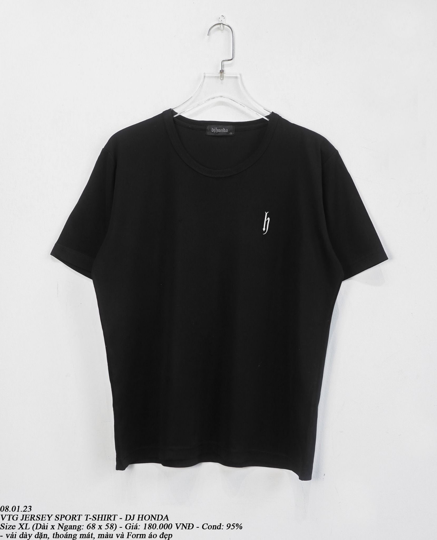 08.01.23 - VTG JERSEY SPORT T-SHIRT - DJ HONDA