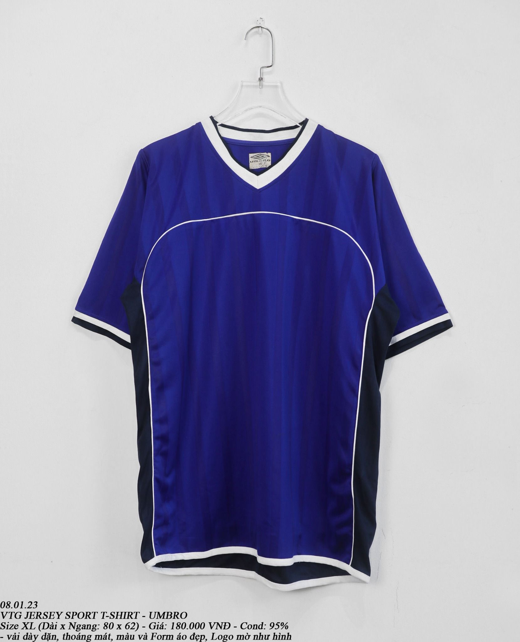 08.01.23 - VTG JERSEY SPORT T-SHIRT - UMBRO