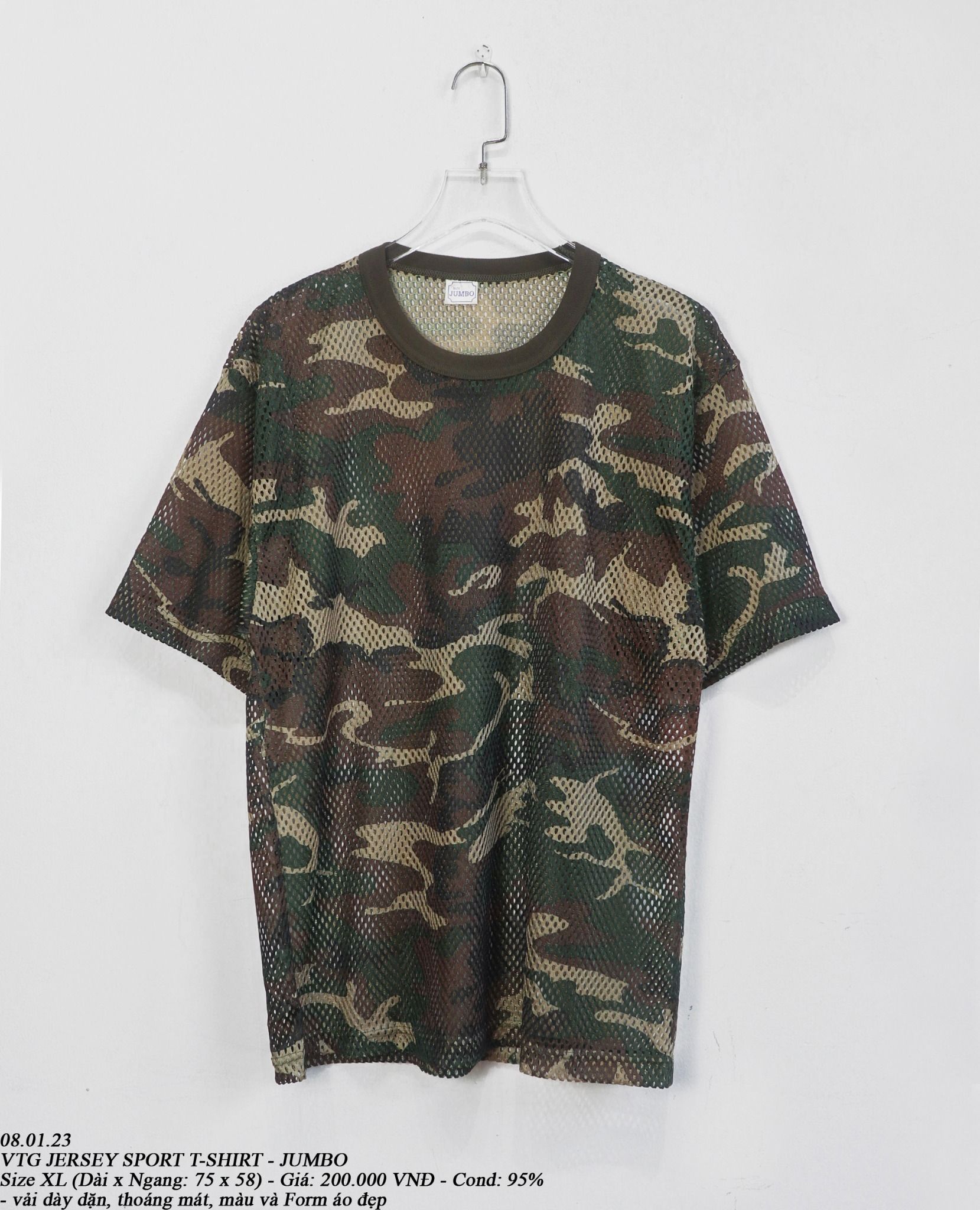 08.01.23 - VTG JERSEY SPORT T-SHIRT - JUMBO