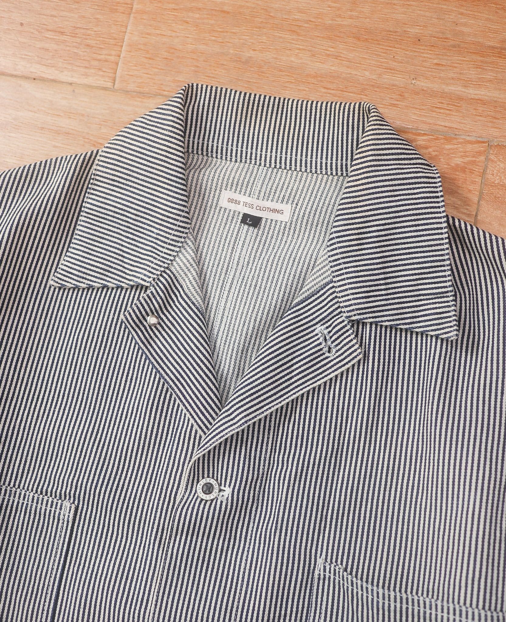 06.29.24 - VTG CHORE COAT DENIM JACKET - 0888 TESS CLOTHING