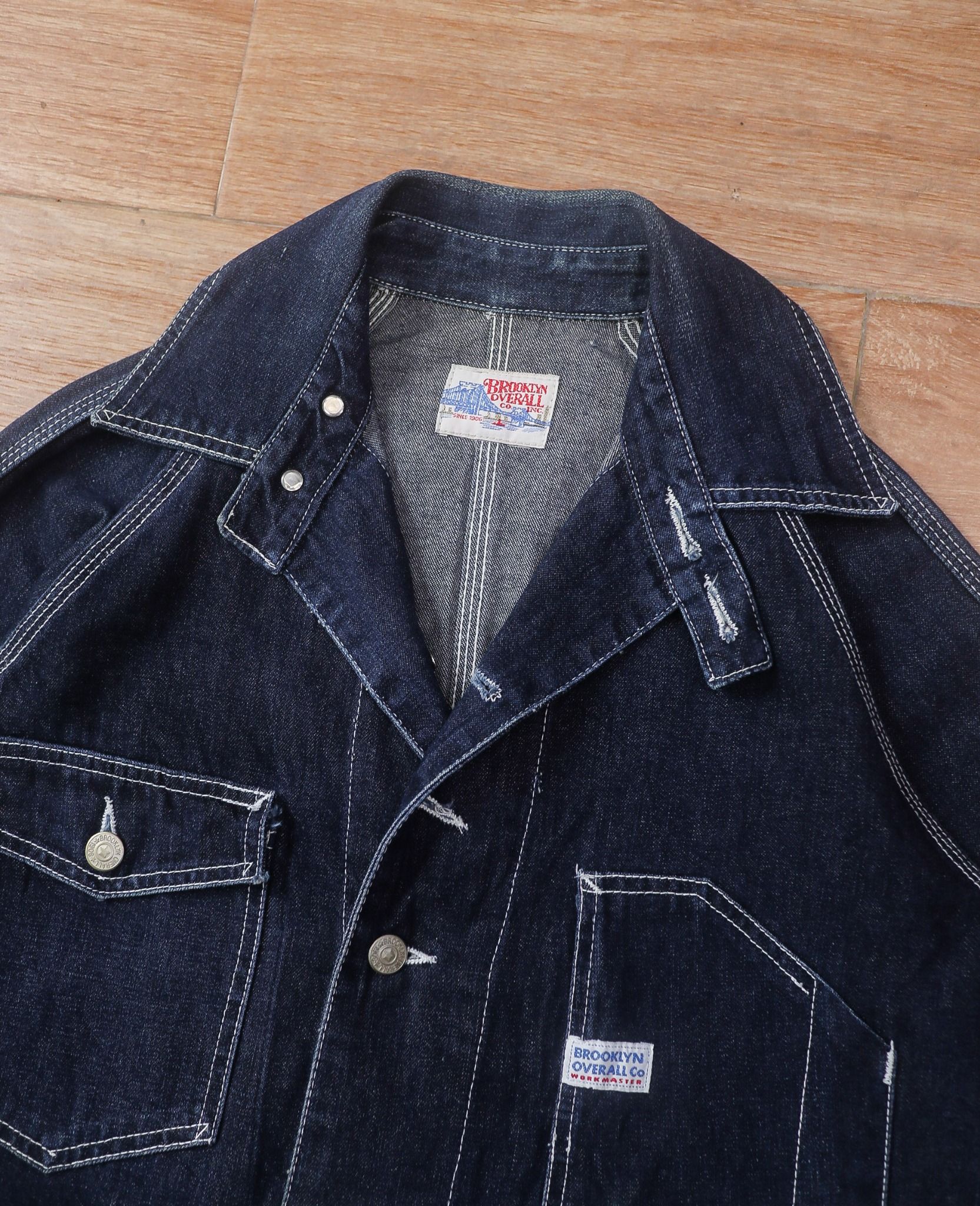 06.29.24 - VTG CHORE COAT DENIM JACKET - BROOKYN OVERALL