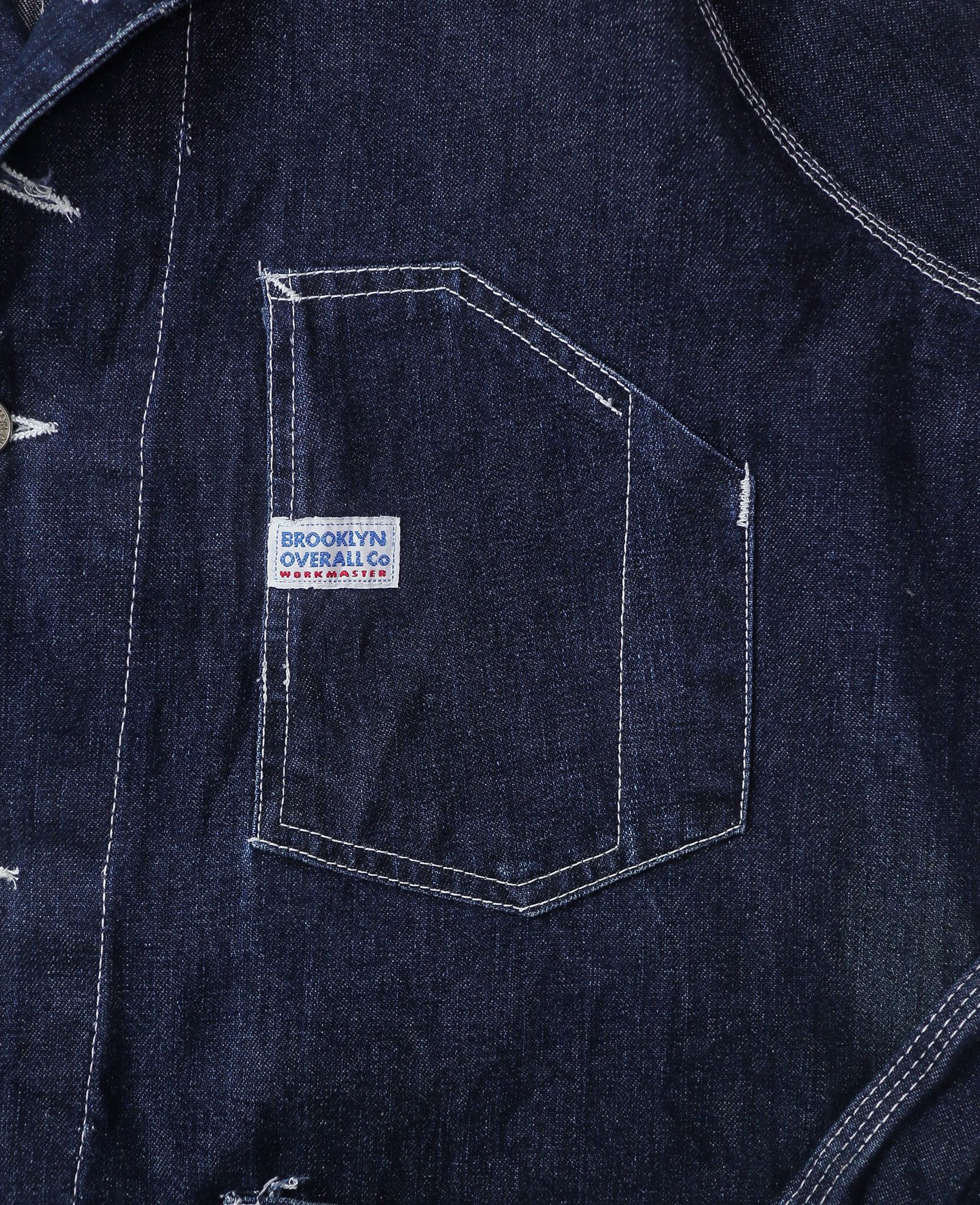 06.29.24 - VTG CHORE COAT DENIM JACKET - BROOKYN OVERALL