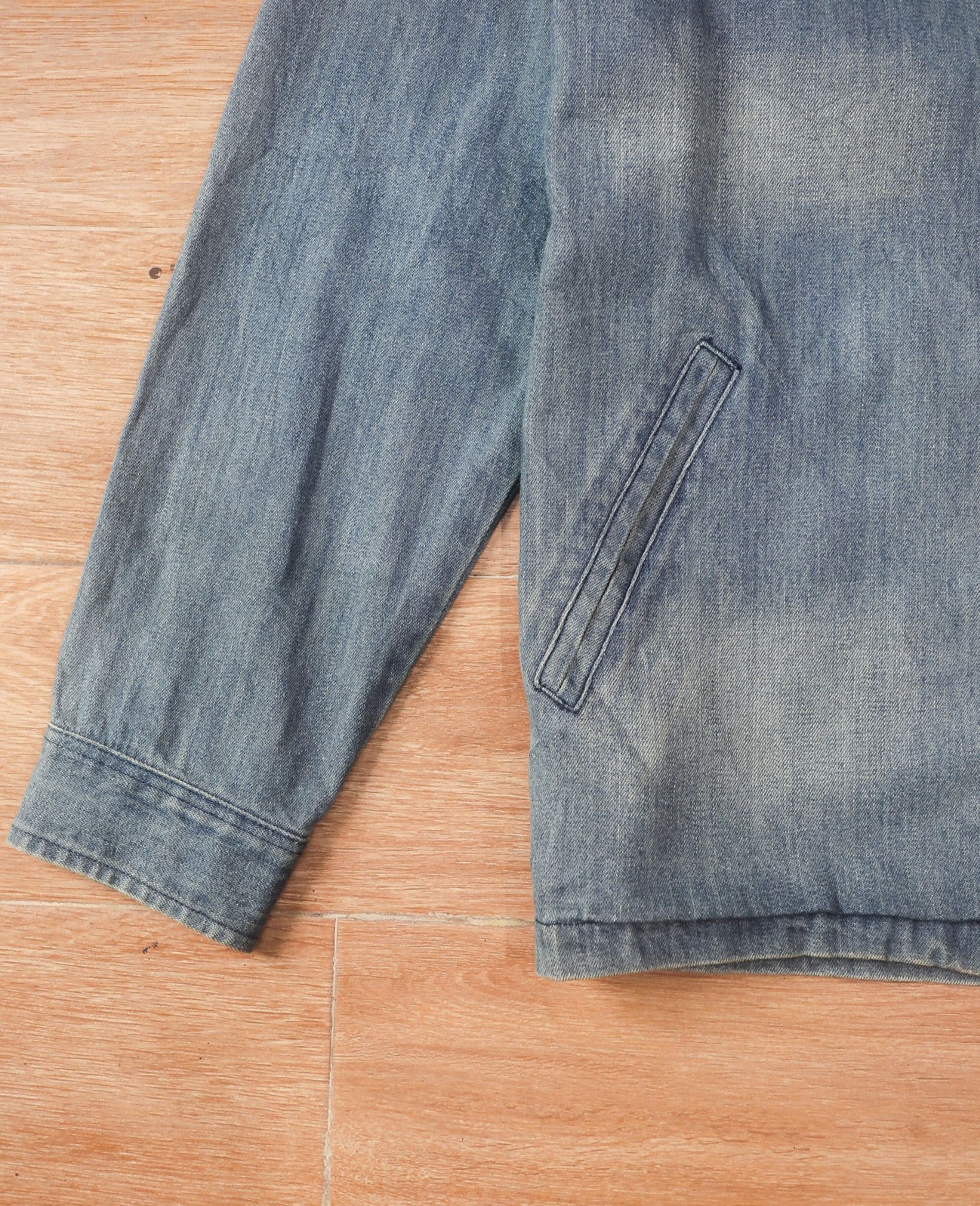 06.30.24 - VTG CAFE RACER DENIM JACKET - POWER TO THE PEOPLE