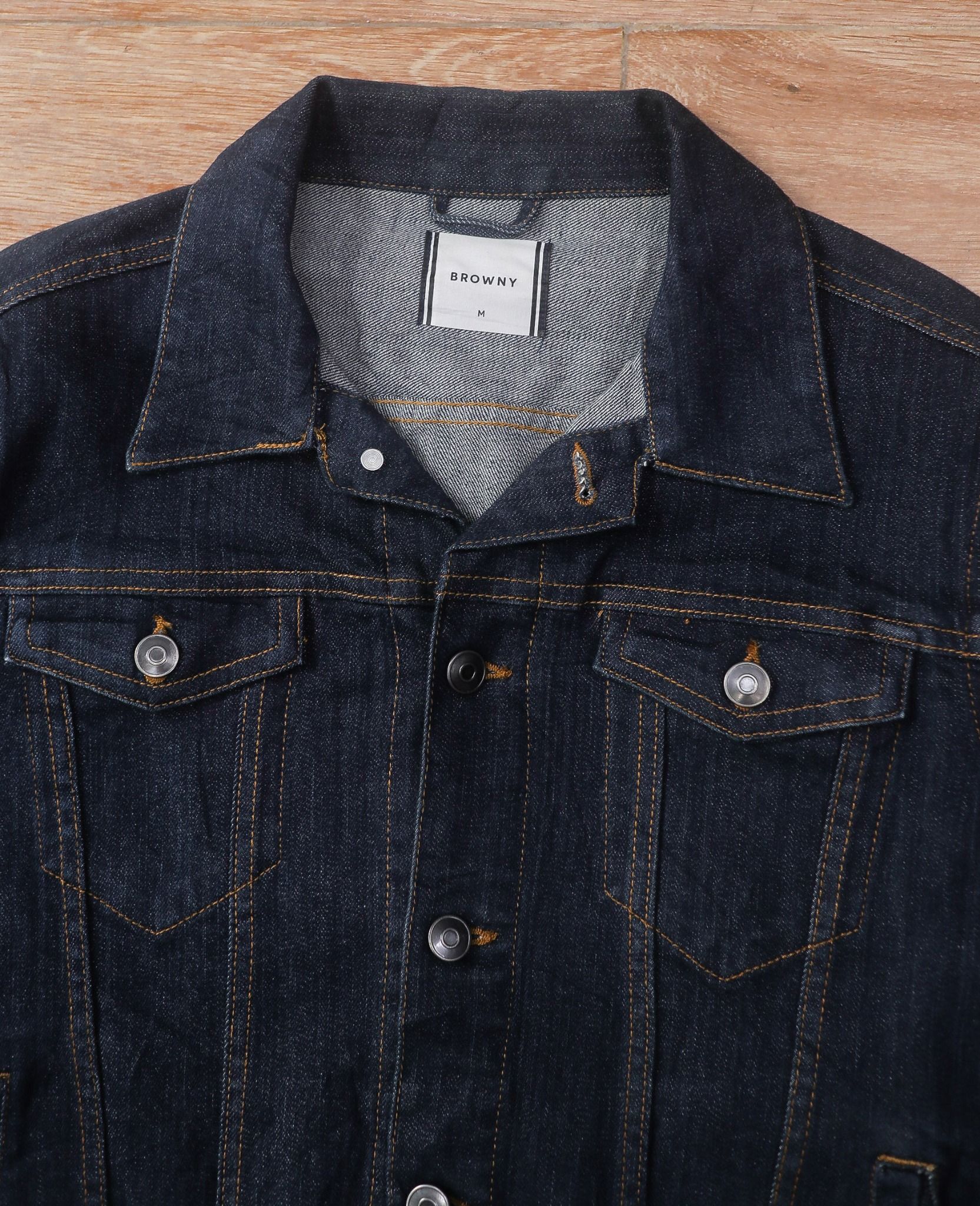 06.30.24 - VTG CROPPED DENIM JACKET - BROWNY