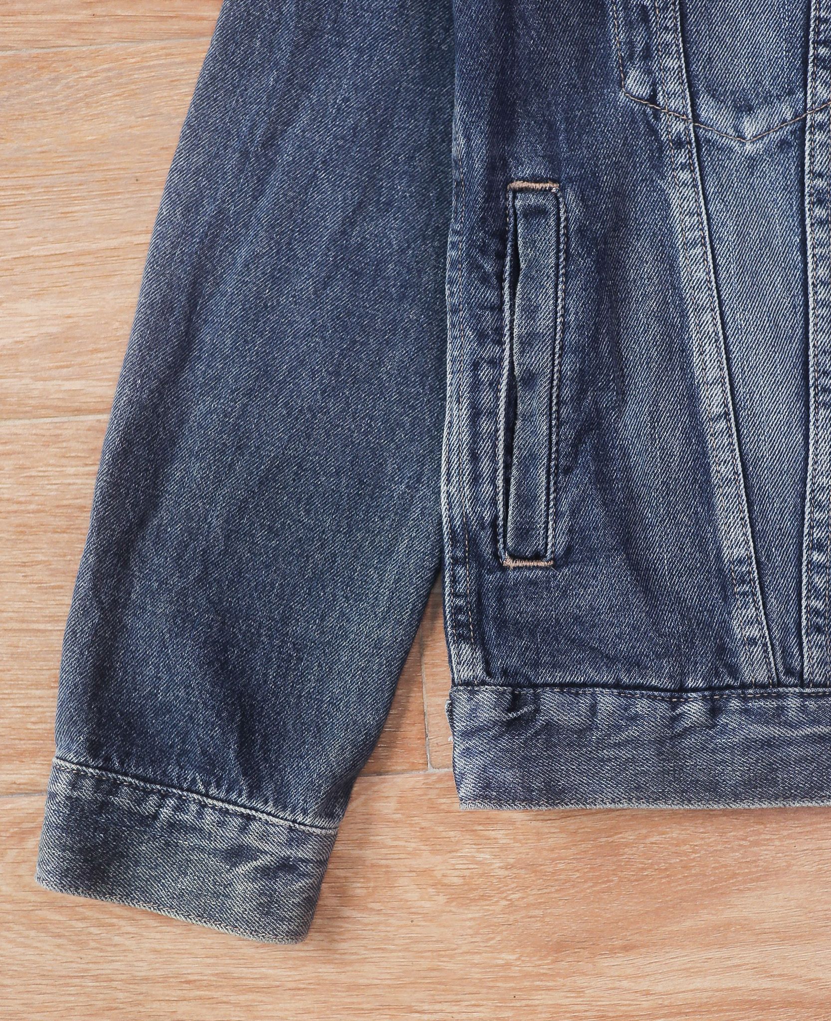 06.30.24 - VTG CROPPED DENIM JACKET - RAGEBLUE