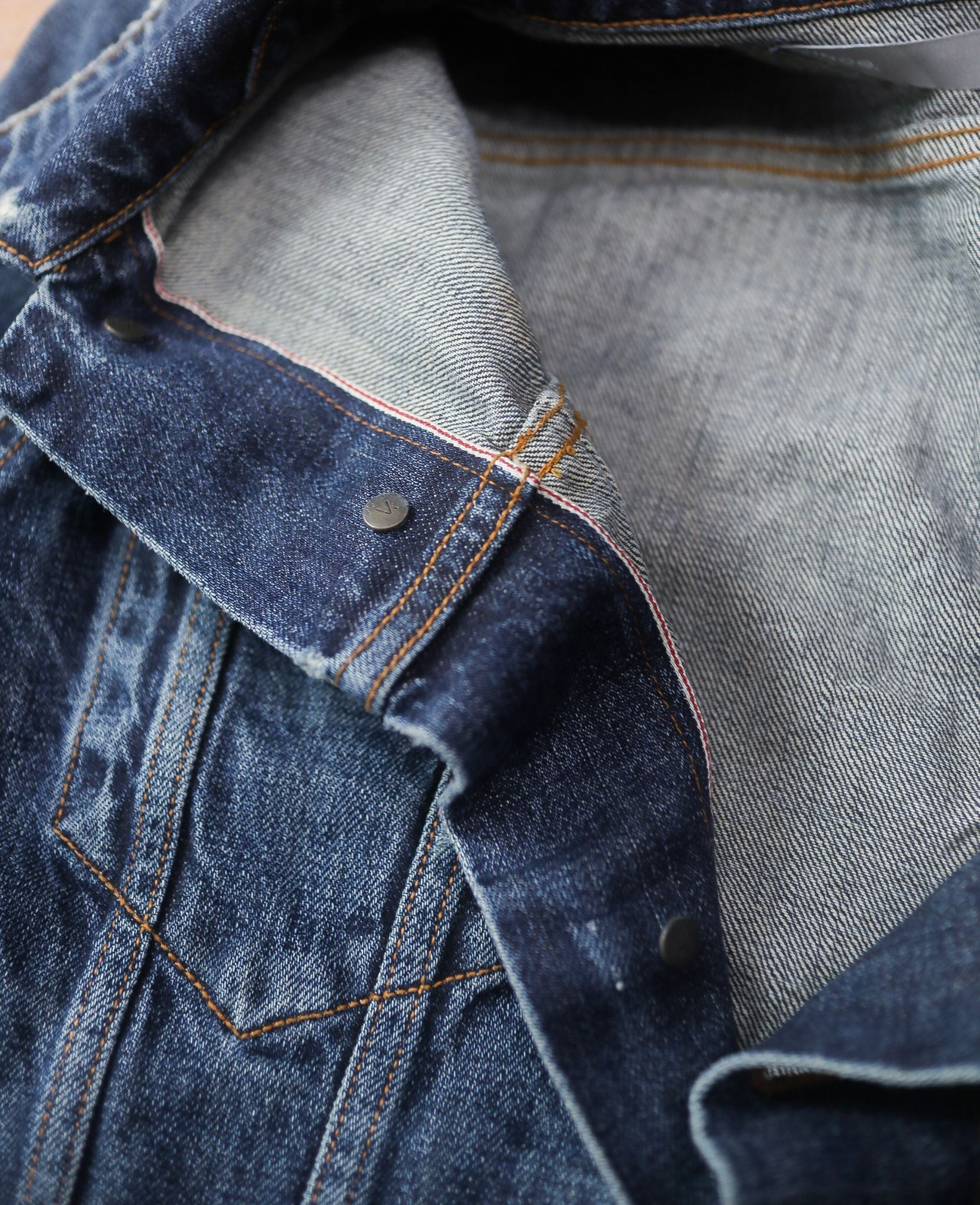 06.30.24 - VTG SELVEDGE CROPPED DENIM JACKET - VINCE