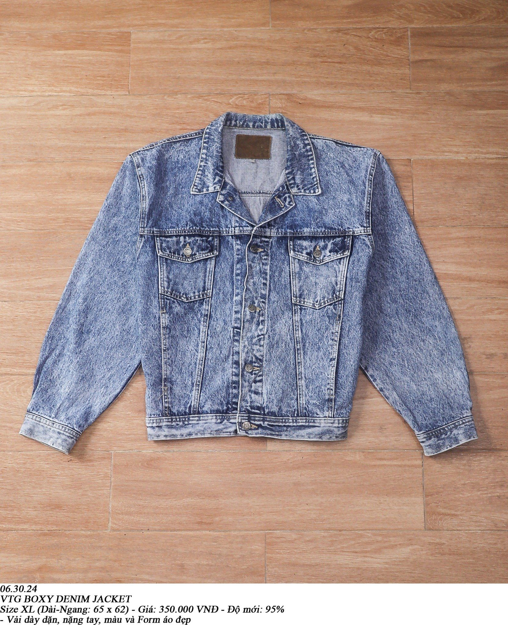 06.30.24 - VTG BOXY DENIM JACKET