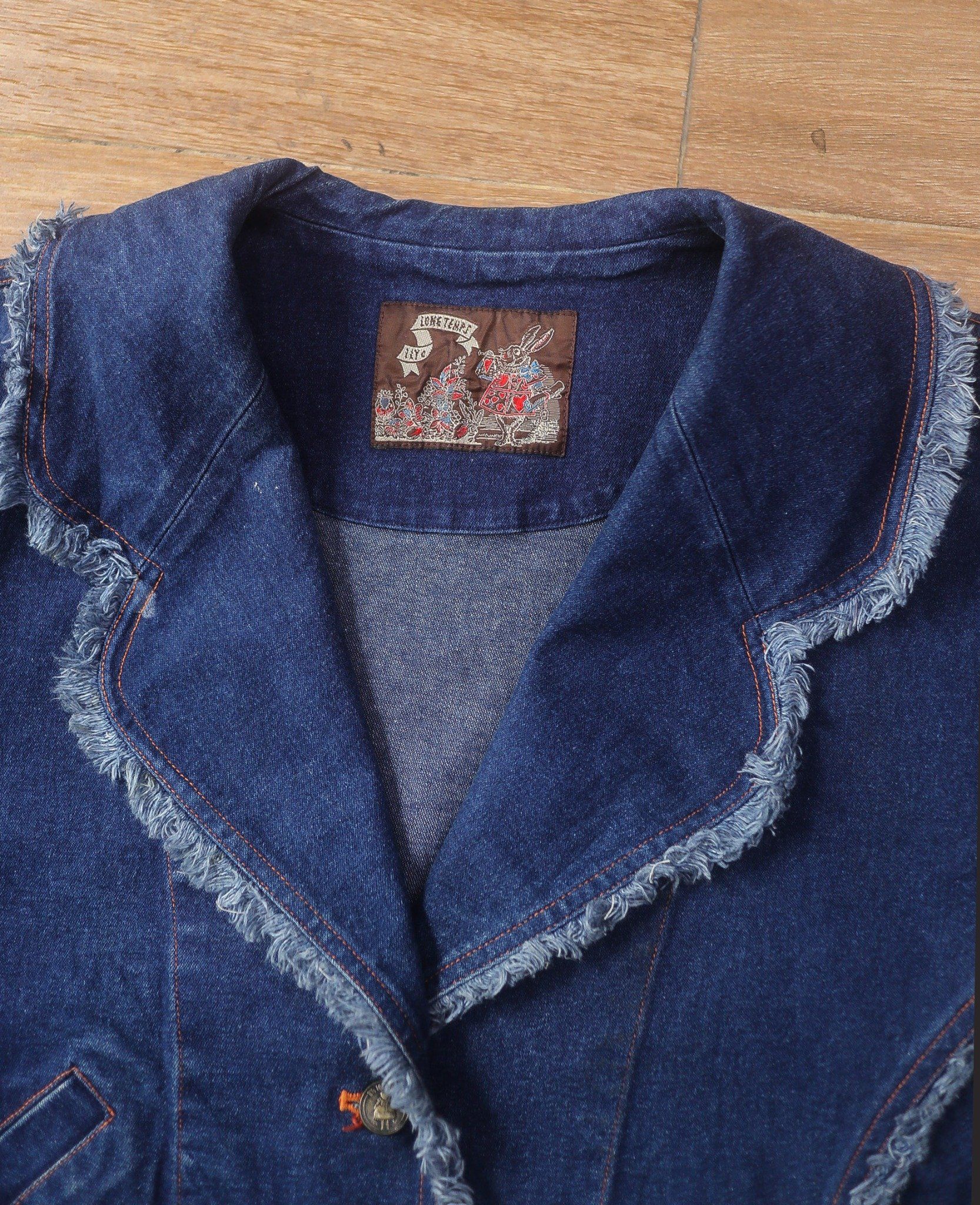 06.29.24 - VTG CROPPED DENIM VEST JACKET - ILYa LONG TEMPS