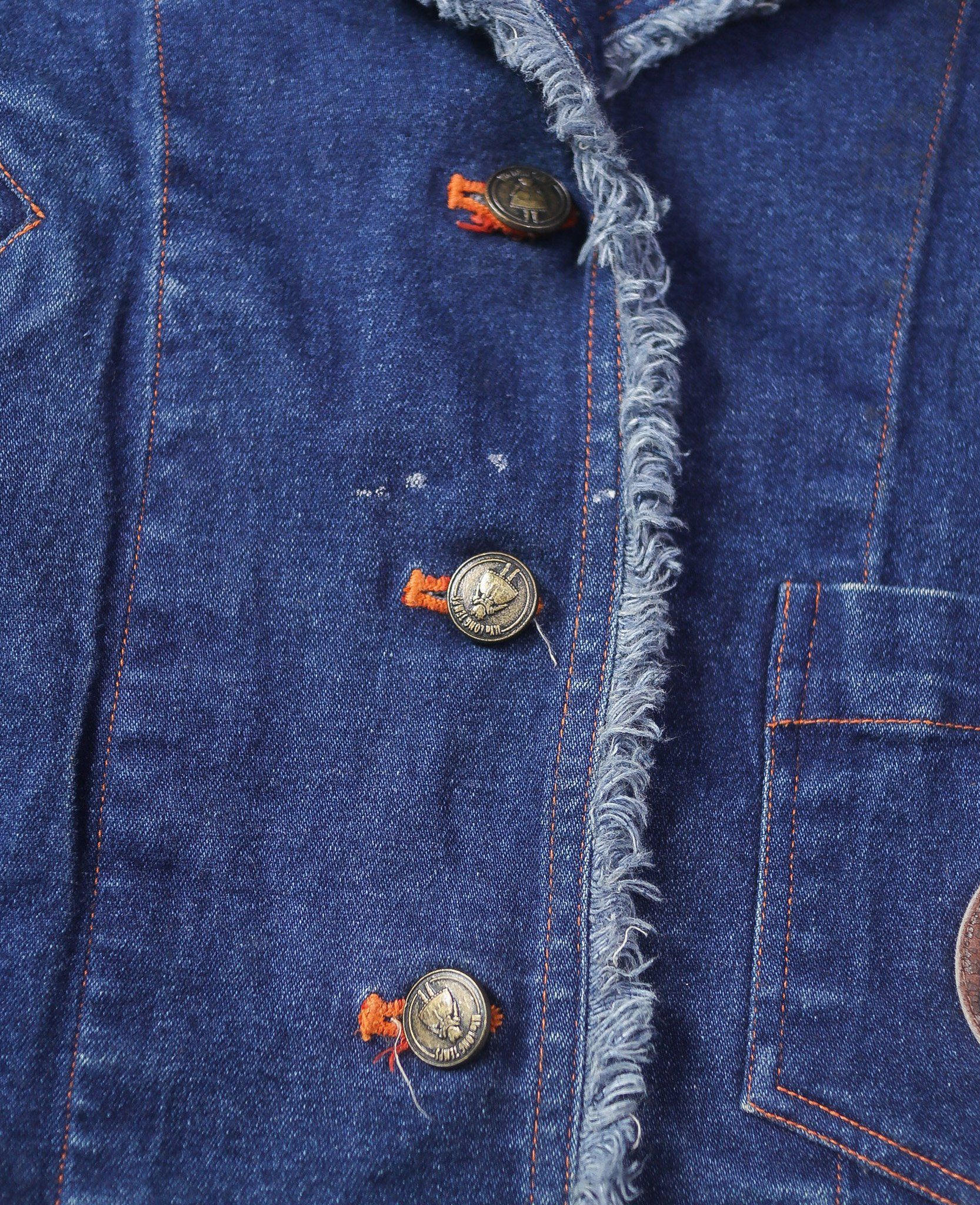06.29.24 - VTG CROPPED DENIM VEST JACKET - ILYa LONG TEMPS