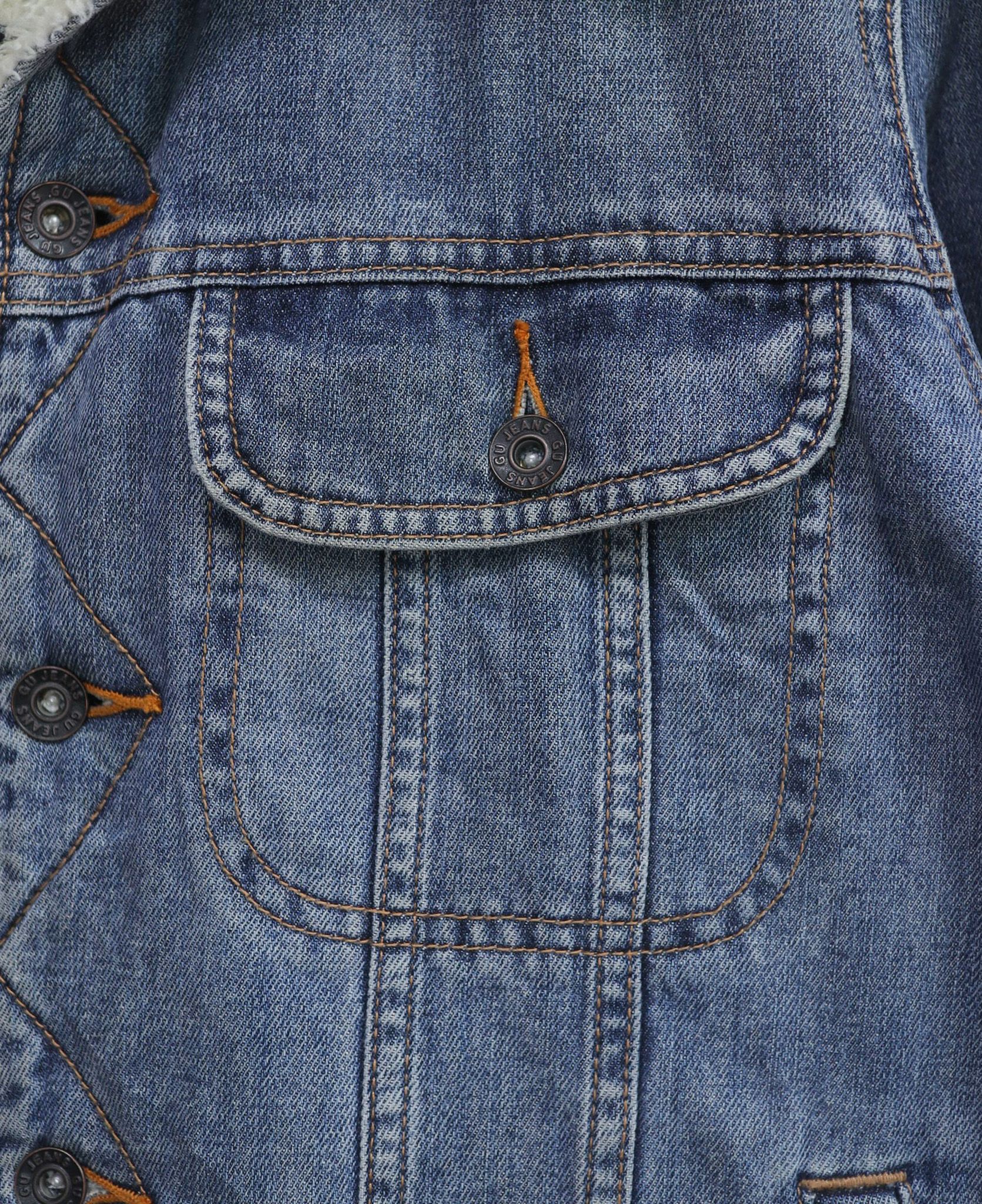 12.11.23 - VTG SHERPA LINED DENIM JACKET - GU BY UNIQLO