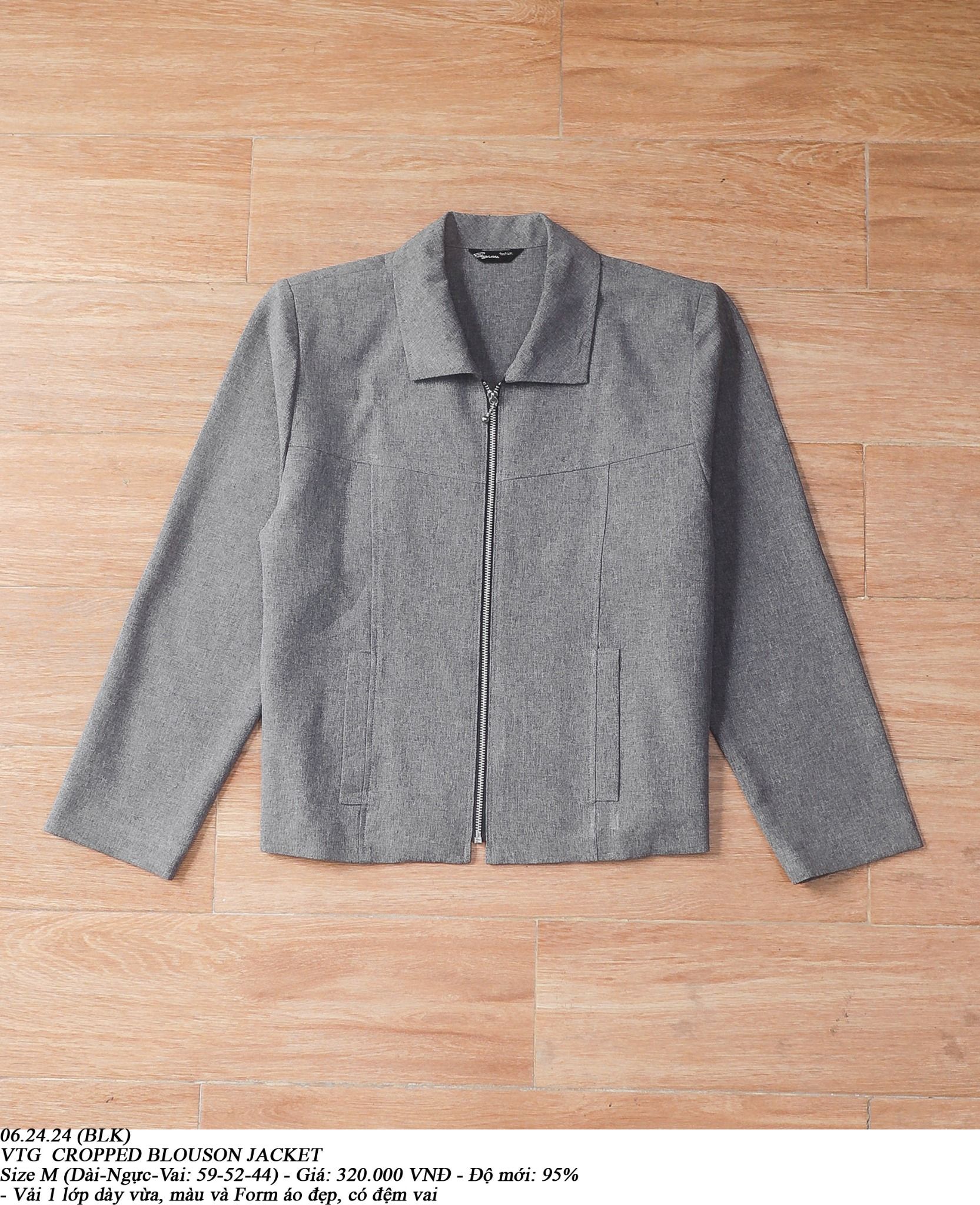 06.24.24 - VTG CROPPED BLOUSON JACKET