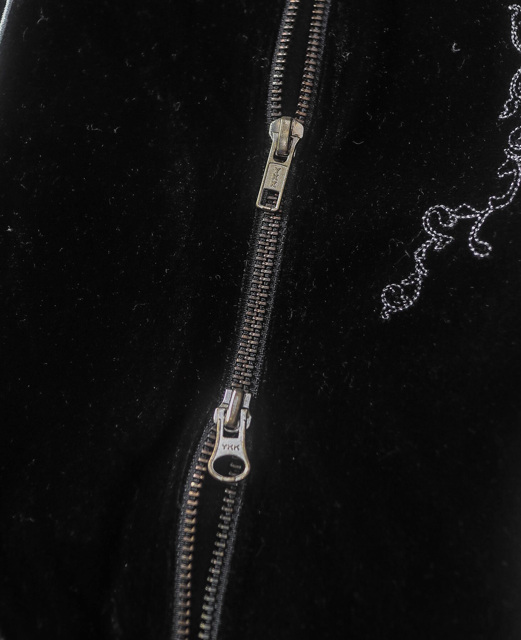 06.24.24 - VTG VELVET CROPPED TRACK JACKET - THE MURDER LICENSE