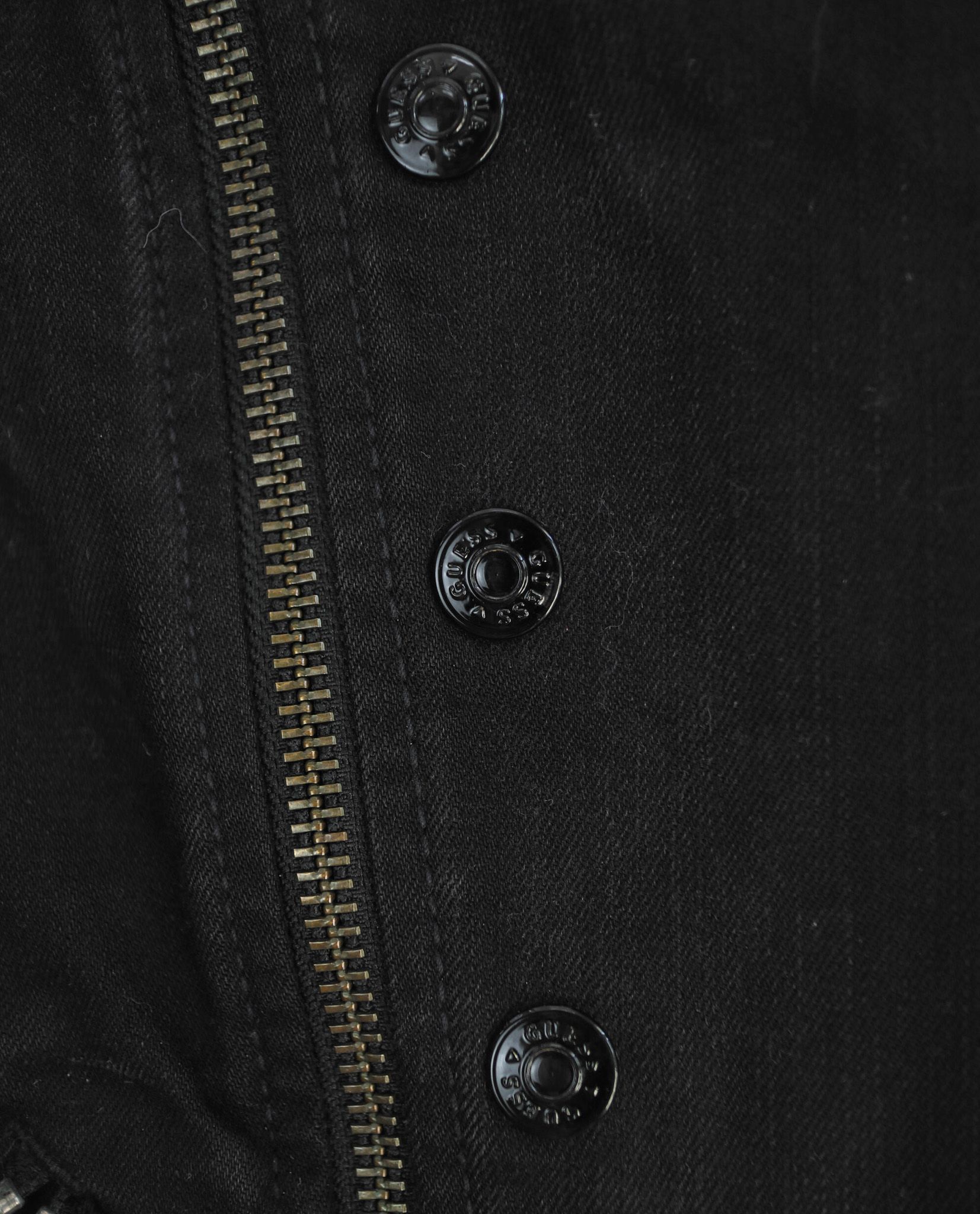 05.17.23 - VTG CROPPED DENIM BIKER JACKET - GUESS PREMIUM