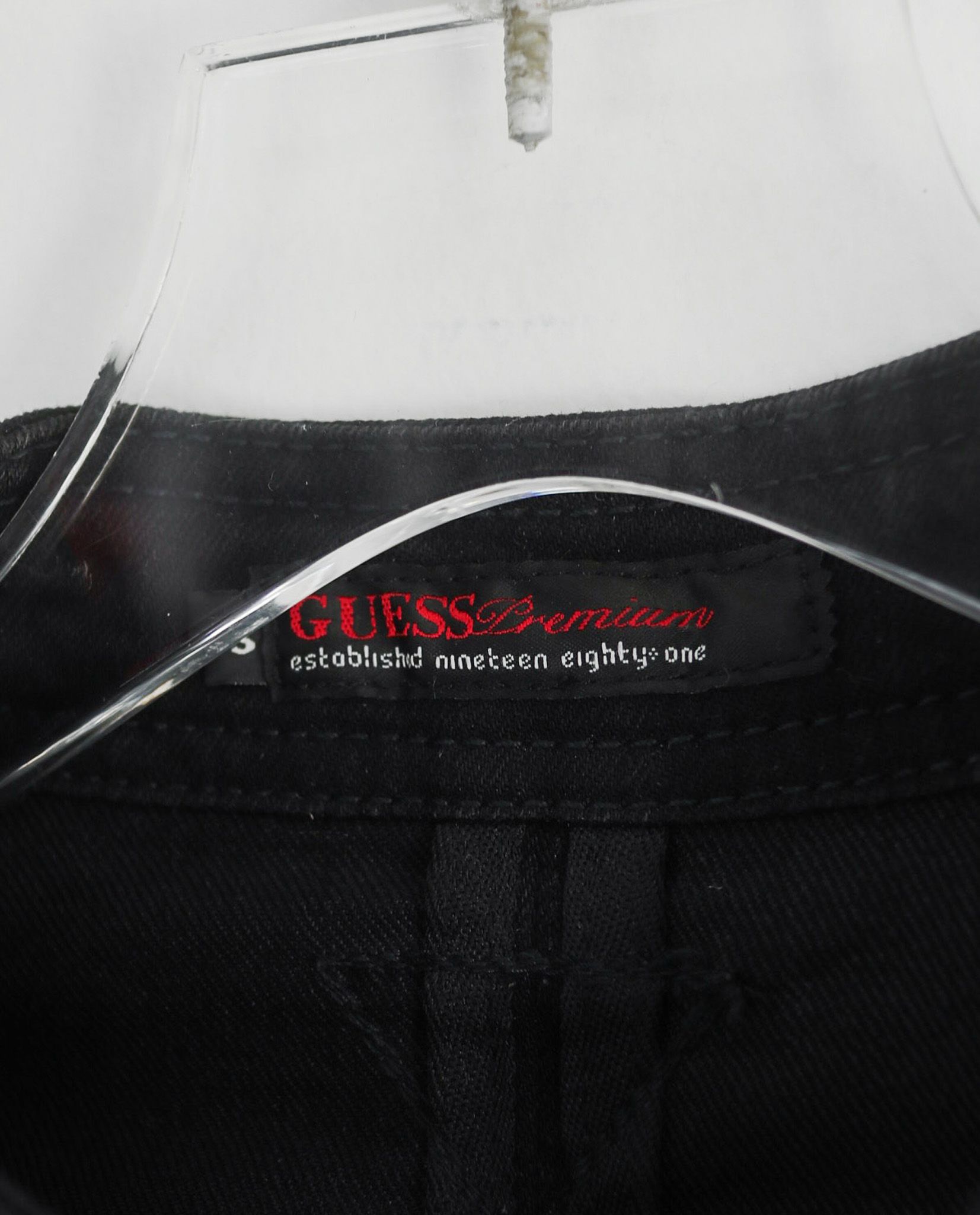 05.17.23 - VTG CROPPED DENIM BIKER JACKET - GUESS PREMIUM