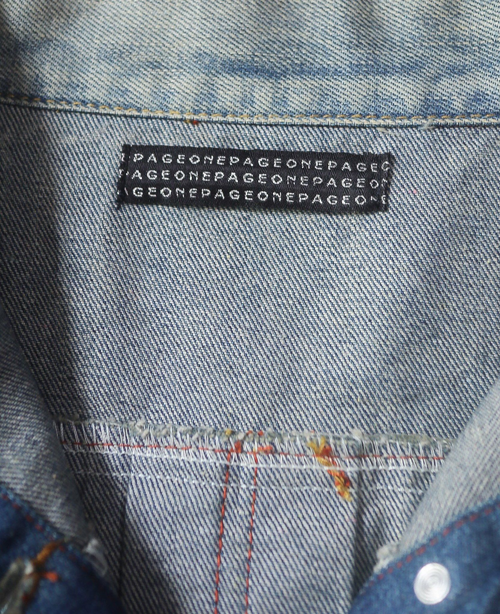 06.28.24 - VTG PUNK CROPPED DENIM JACKET - PAGEONE