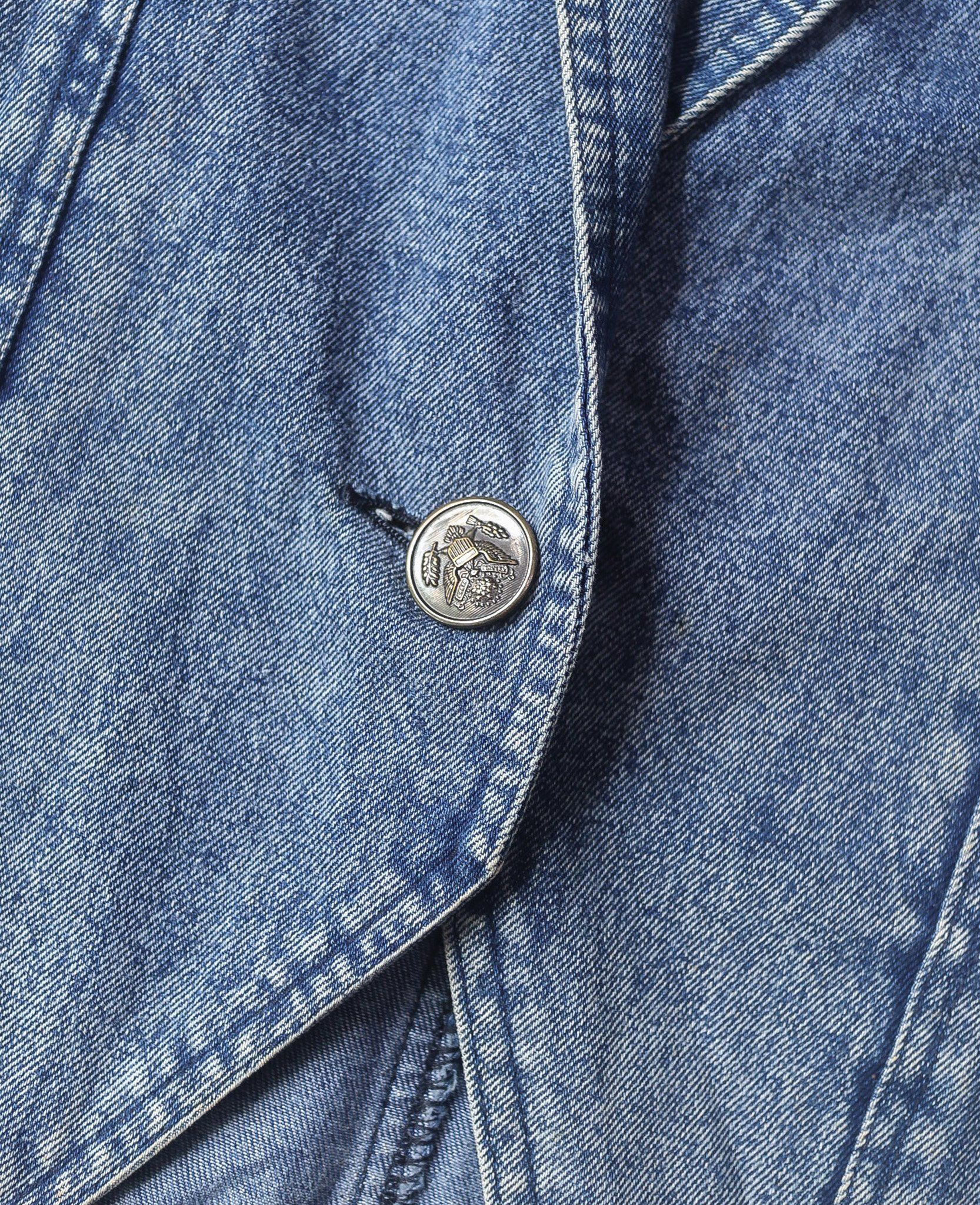 06.28.24 - VTG BLAZER DENIM JACKET - DOMINASU