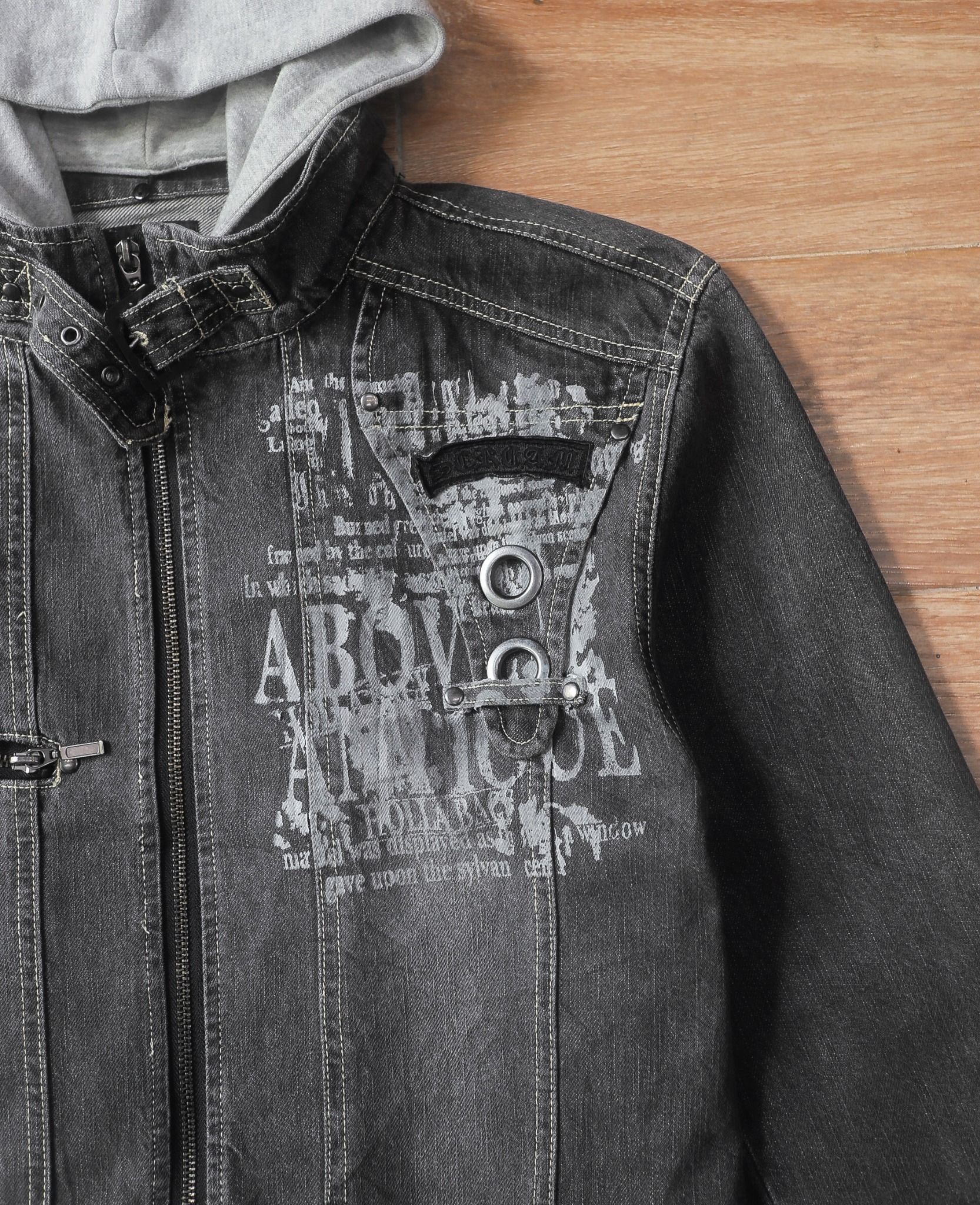 06.28.24 - VTG PUNK DOUBLE LAYER DENIM JACKET - SPLENDID SATISFACTION