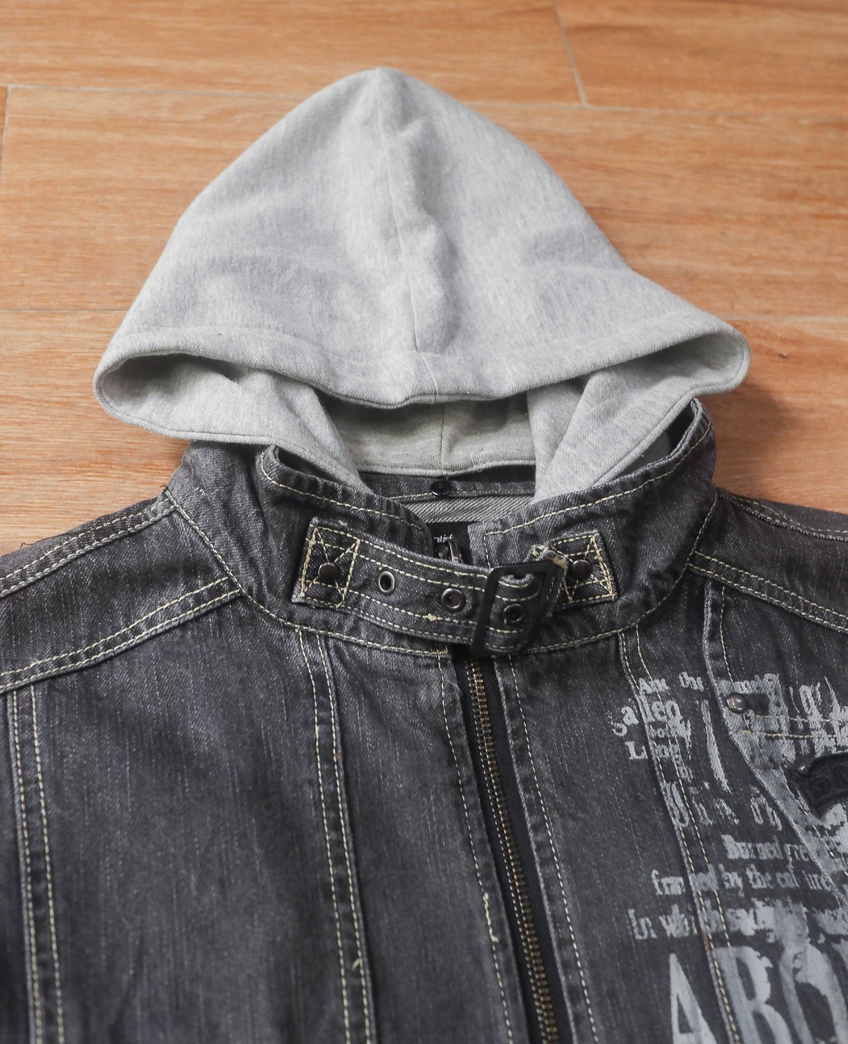 06.28.24 - VTG PUNK DOUBLE LAYER DENIM JACKET - SPLENDID SATISFACTION