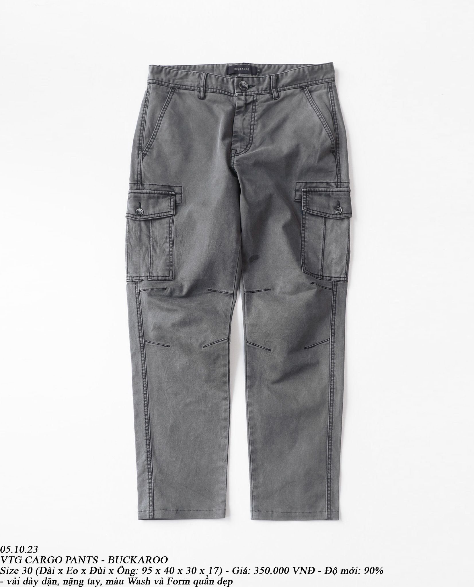 05.10.23 - VTG CARGO PANTS - BUCKAROO