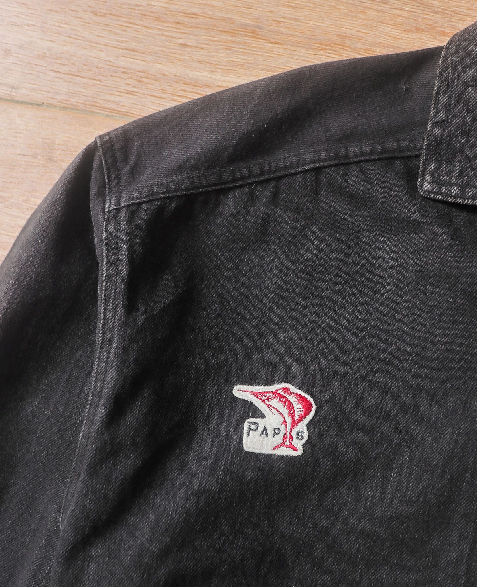 06.29.24 - VTG BOXY DENIM JACKET - YAMAHA RACING STAFF by PAPAS
