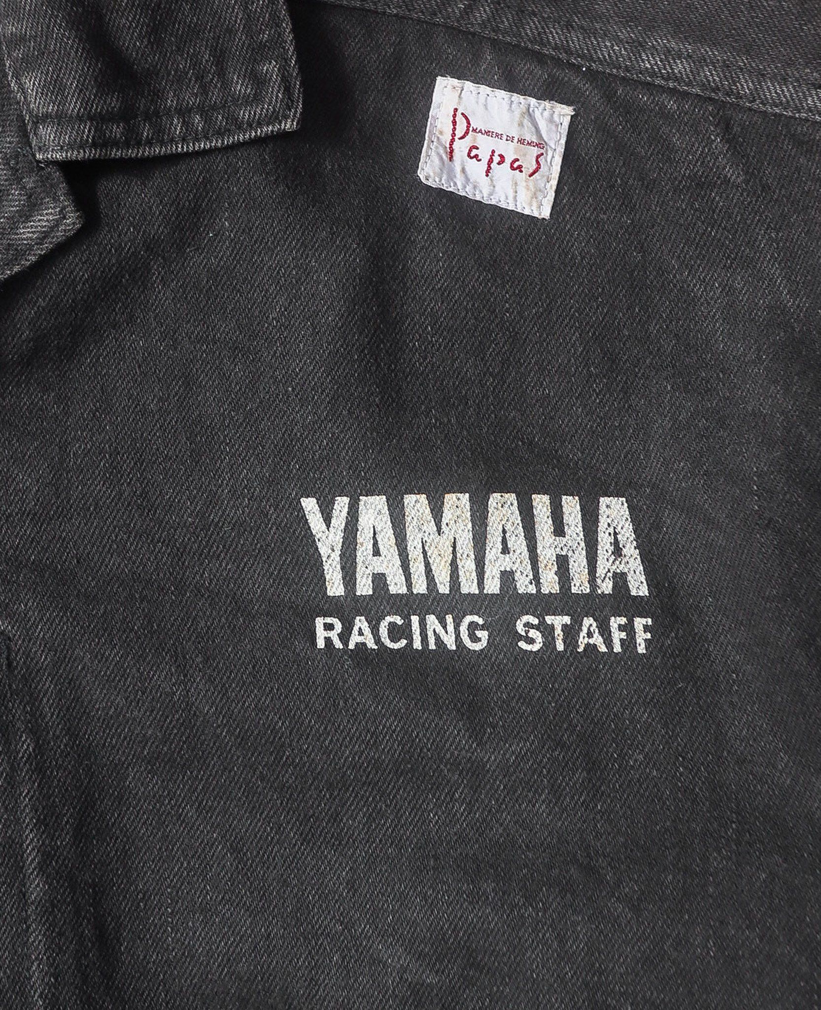 06.29.24 - VTG BOXY DENIM JACKET - YAMAHA RACING STAFF by PAPAS