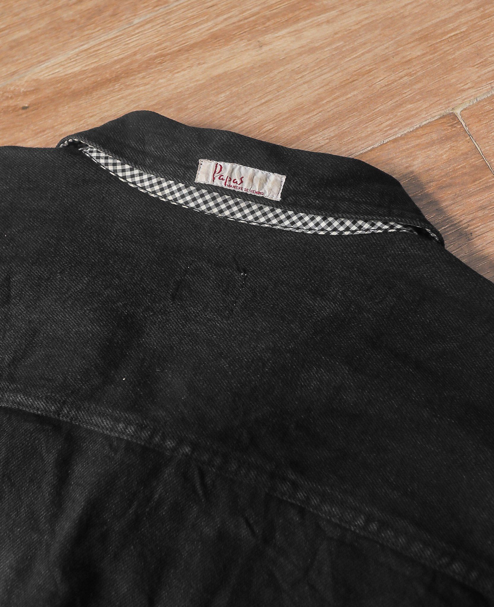 06.29.24 - VTG BOXY DENIM JACKET - YAMAHA RACING STAFF by PAPAS
