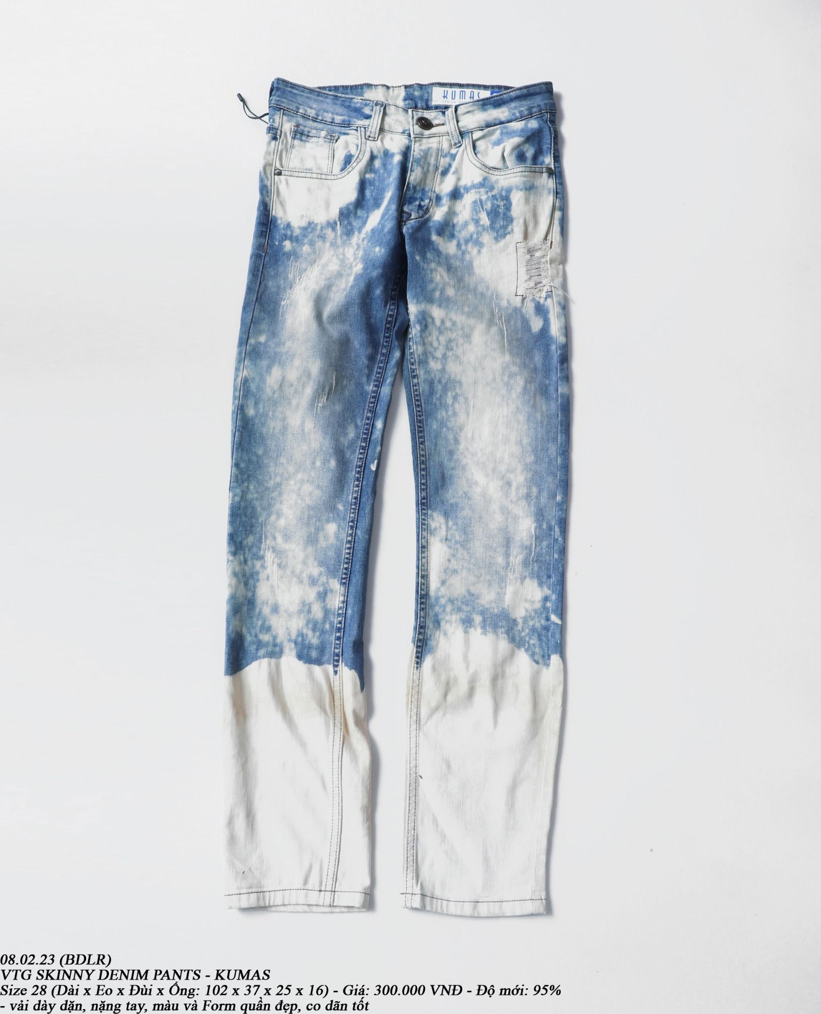 08.02.23 - VTG SKINNY DENIM PANTS - KUMAS