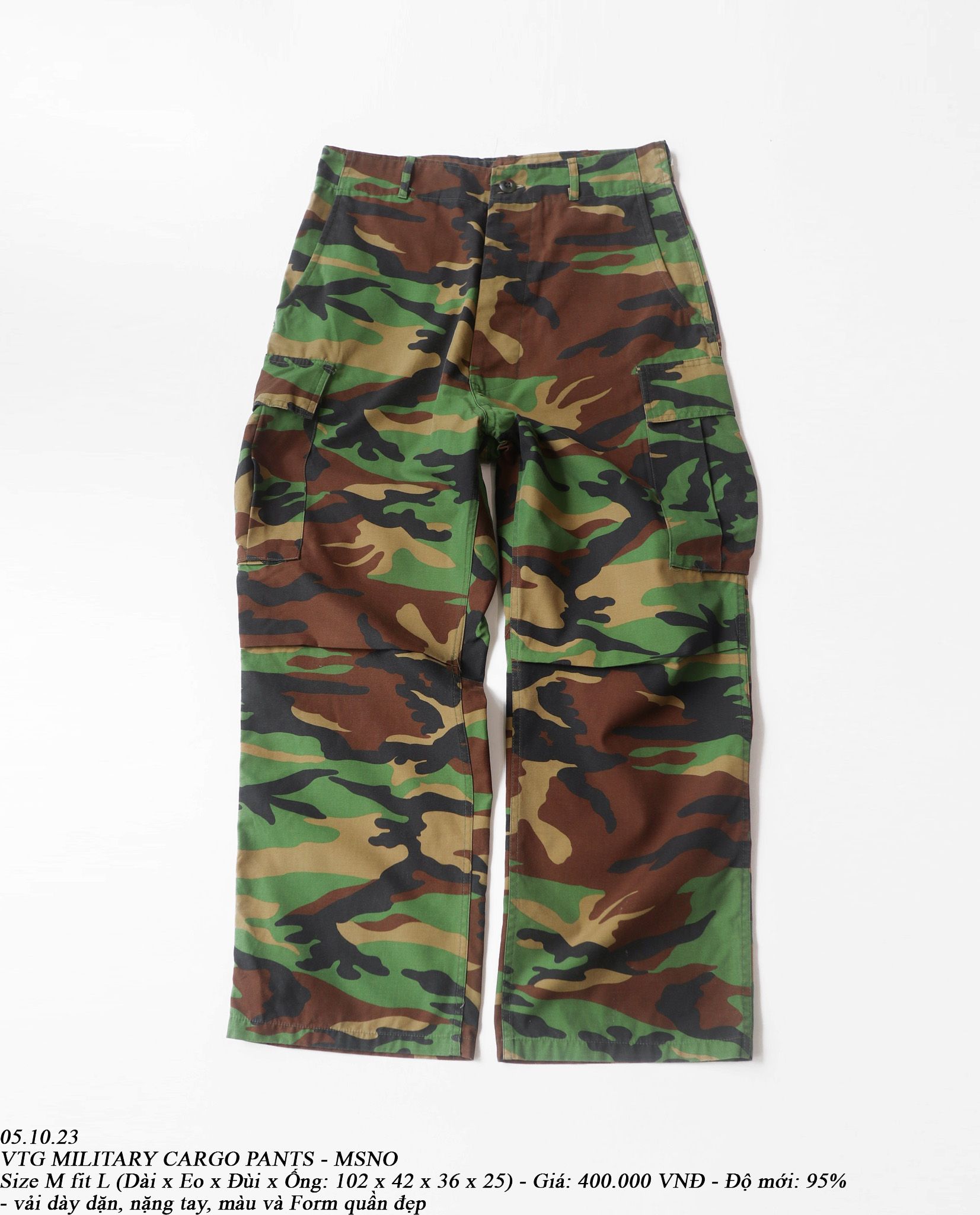 05.10.23 - VTG MILITARY CARGO PANTS - MSNO