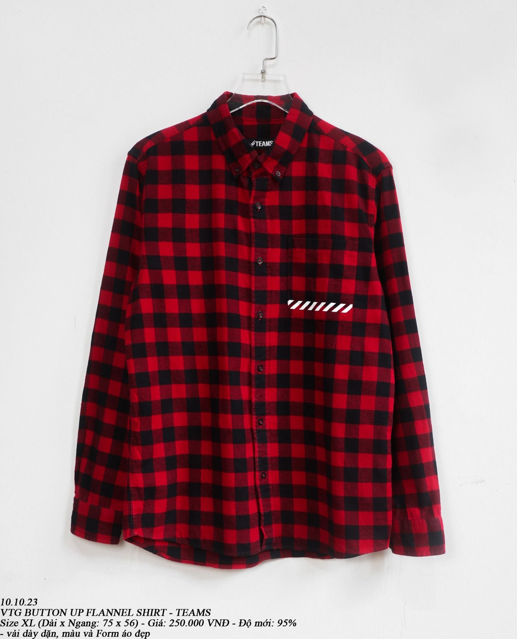 10.10.23 - VTG BUTTON UP SHIRT - TEAMS