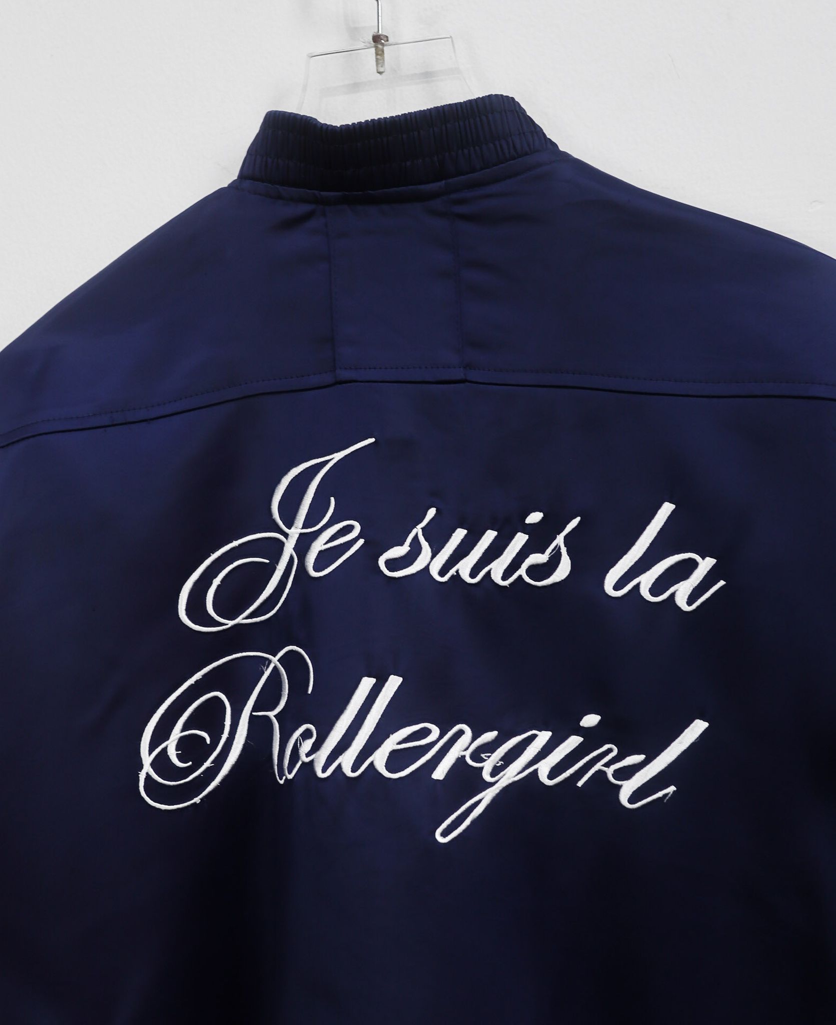 12.14.23 - VTG CROPPED SATIN BOMBER JACKET - DT