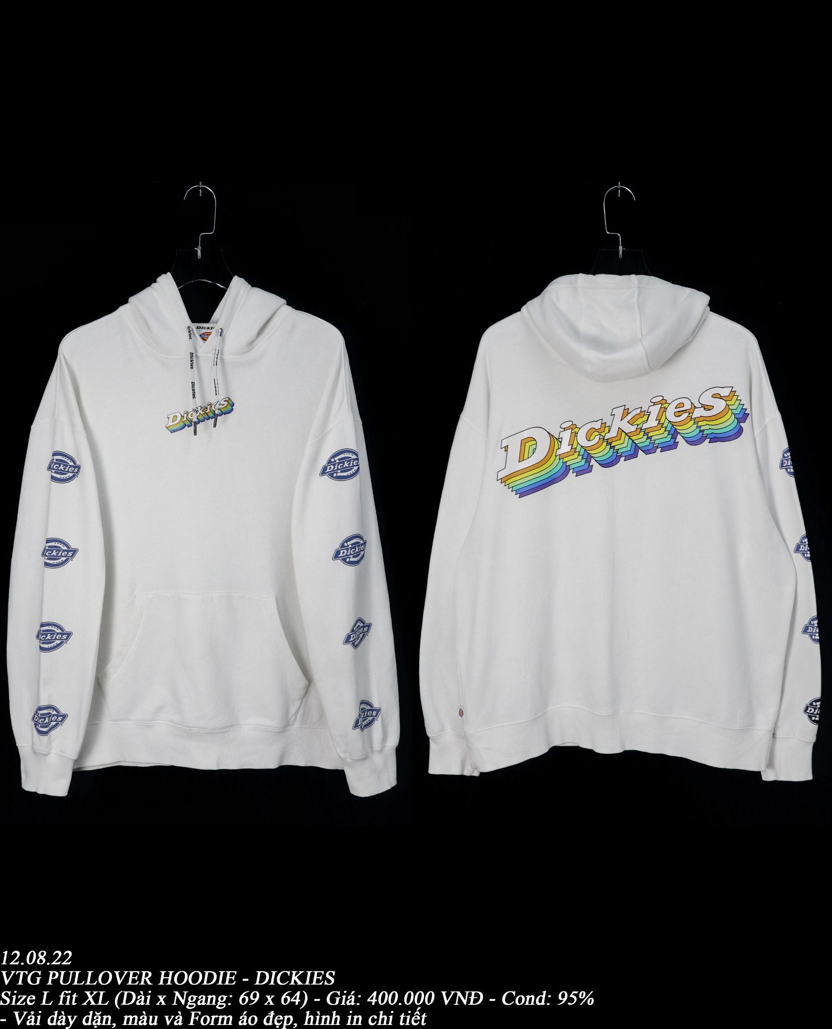 12.08.22 - VTG PULLOVER HOODIE - DICKIES